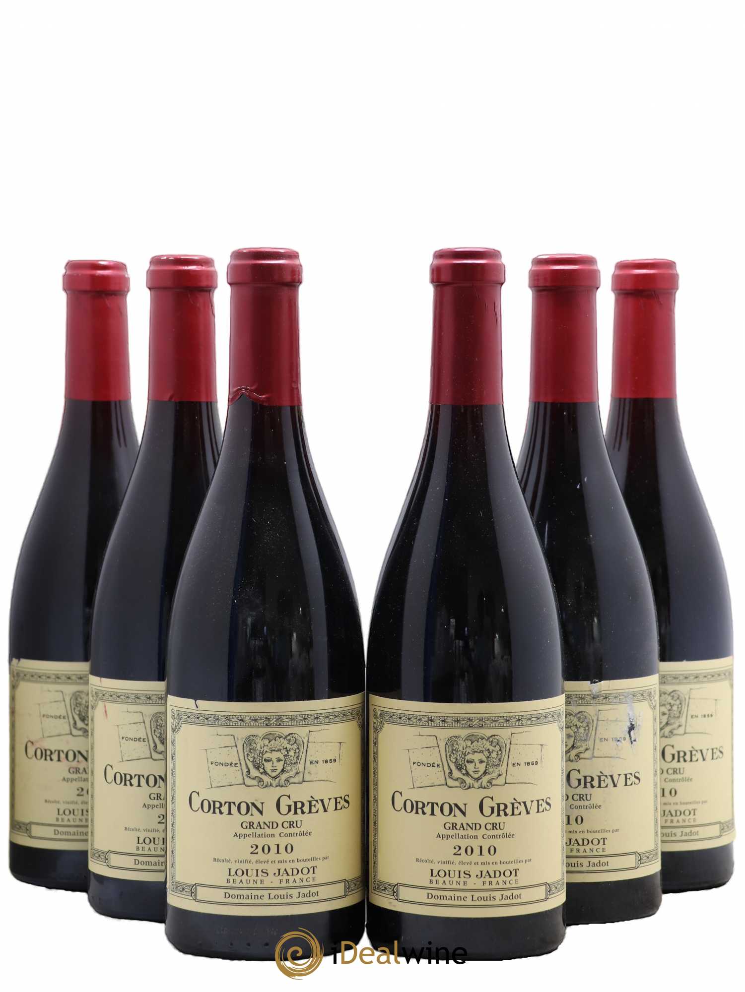Corton Grand Cru Grèves Louis Jadot (Domaine) 2010 - Lot de 6 bouteilles - 0