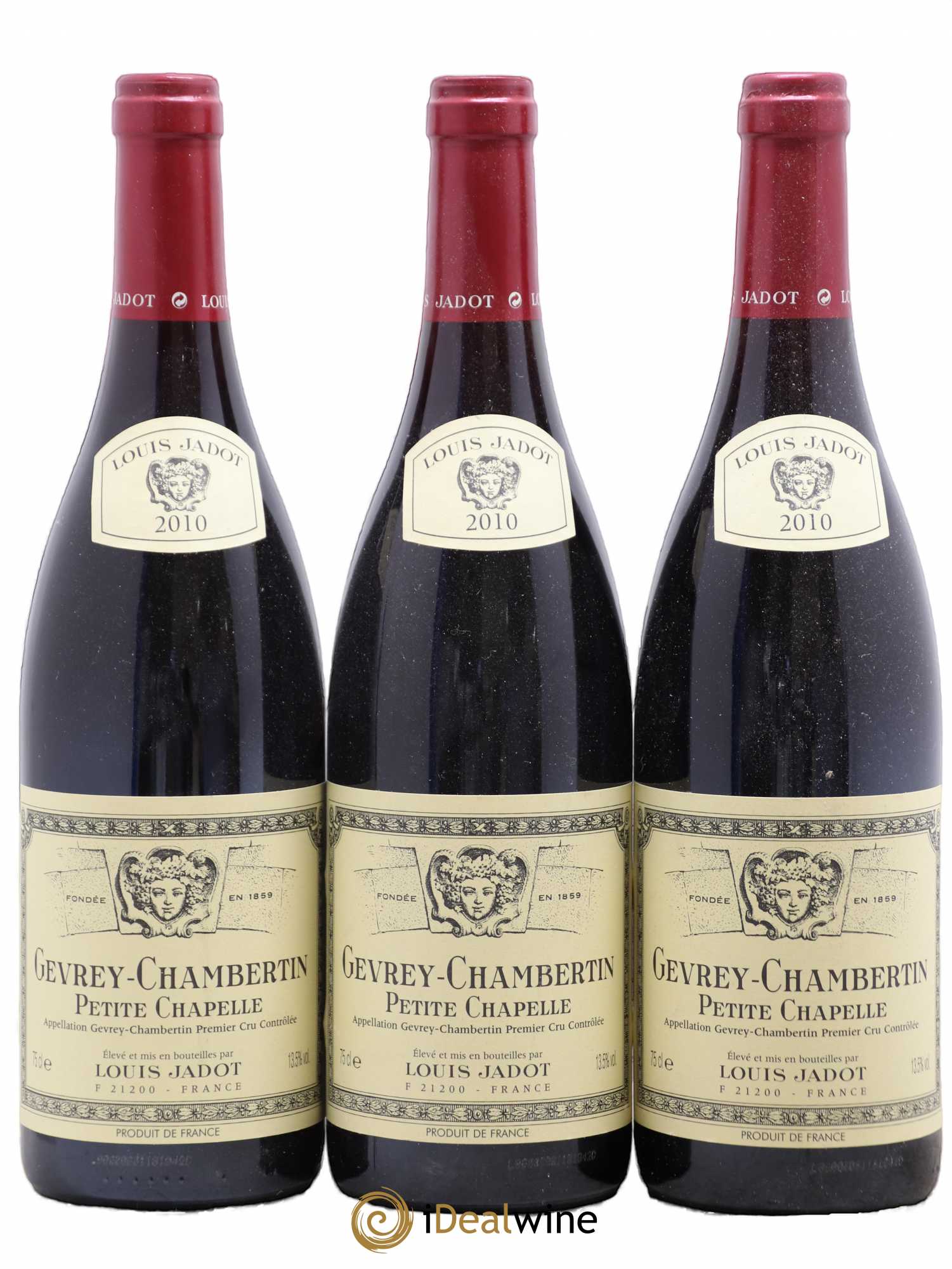 Gevrey-Chambertin 1er Cru Petite Chapelle Maison Louis Jadot 2010 - Lot de 3 bouteilles - 0