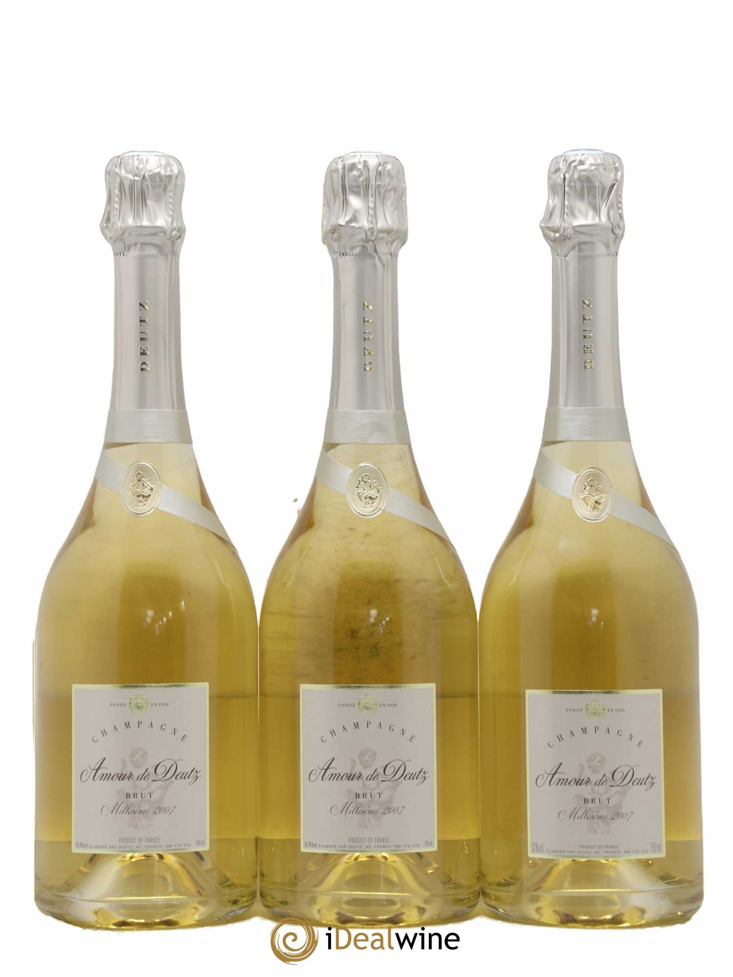 Amour de Deutz Brut Deutz Brut 2007 - Lot de 3 bouteilles - 0