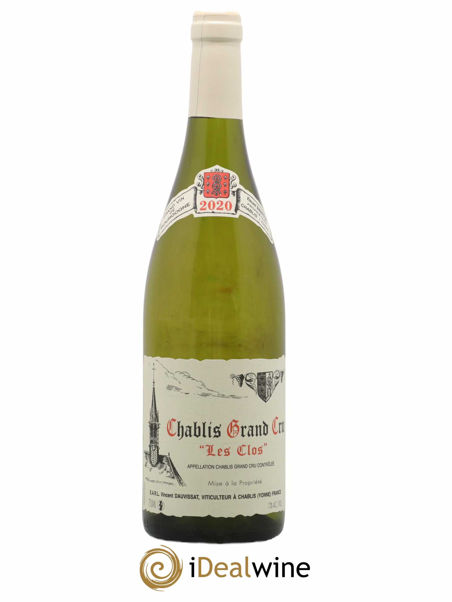 Chablis Grand Cru Les Clos Vincent Dauvissat (Domaine) 2020 - Lot de 1 bouteille - 0