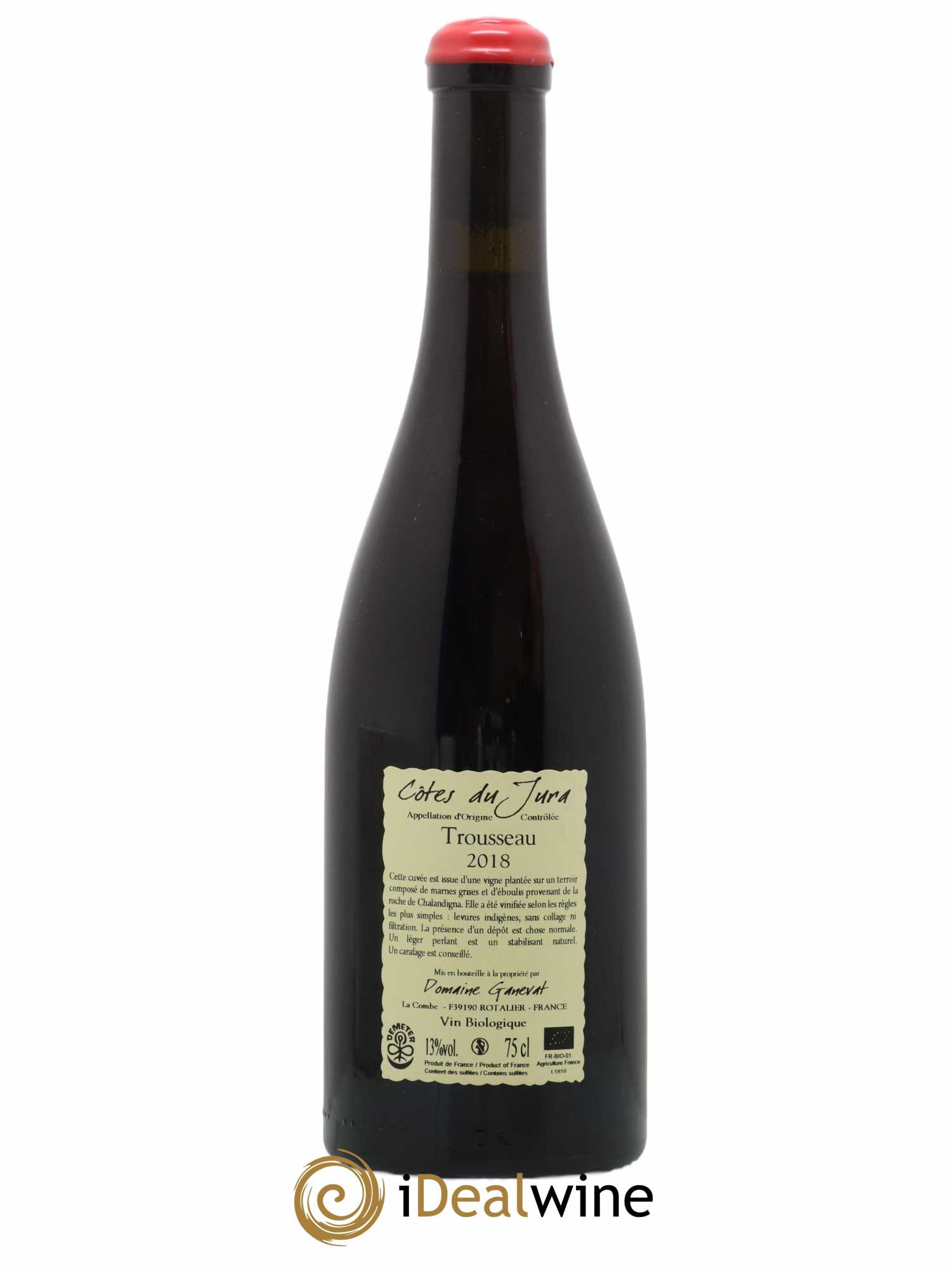 Côtes du Jura Plein Sud Jean-François Ganevat (Domaine) 2018 - Lot of 1 bottle - 1