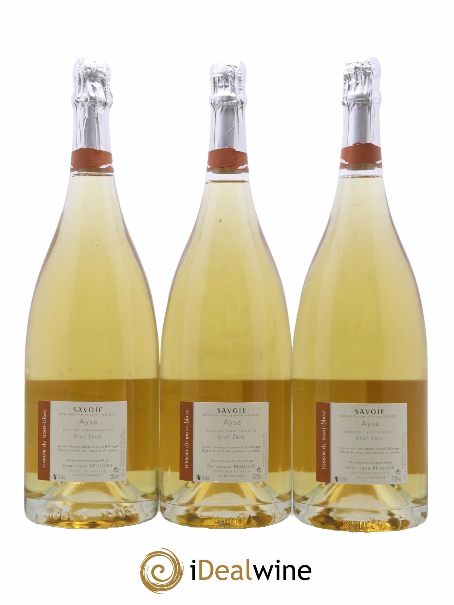 Vin de Savoie Ayse - Mont Blanc Domaine Belluard 2016 - Lot of 3 magnums - 1
