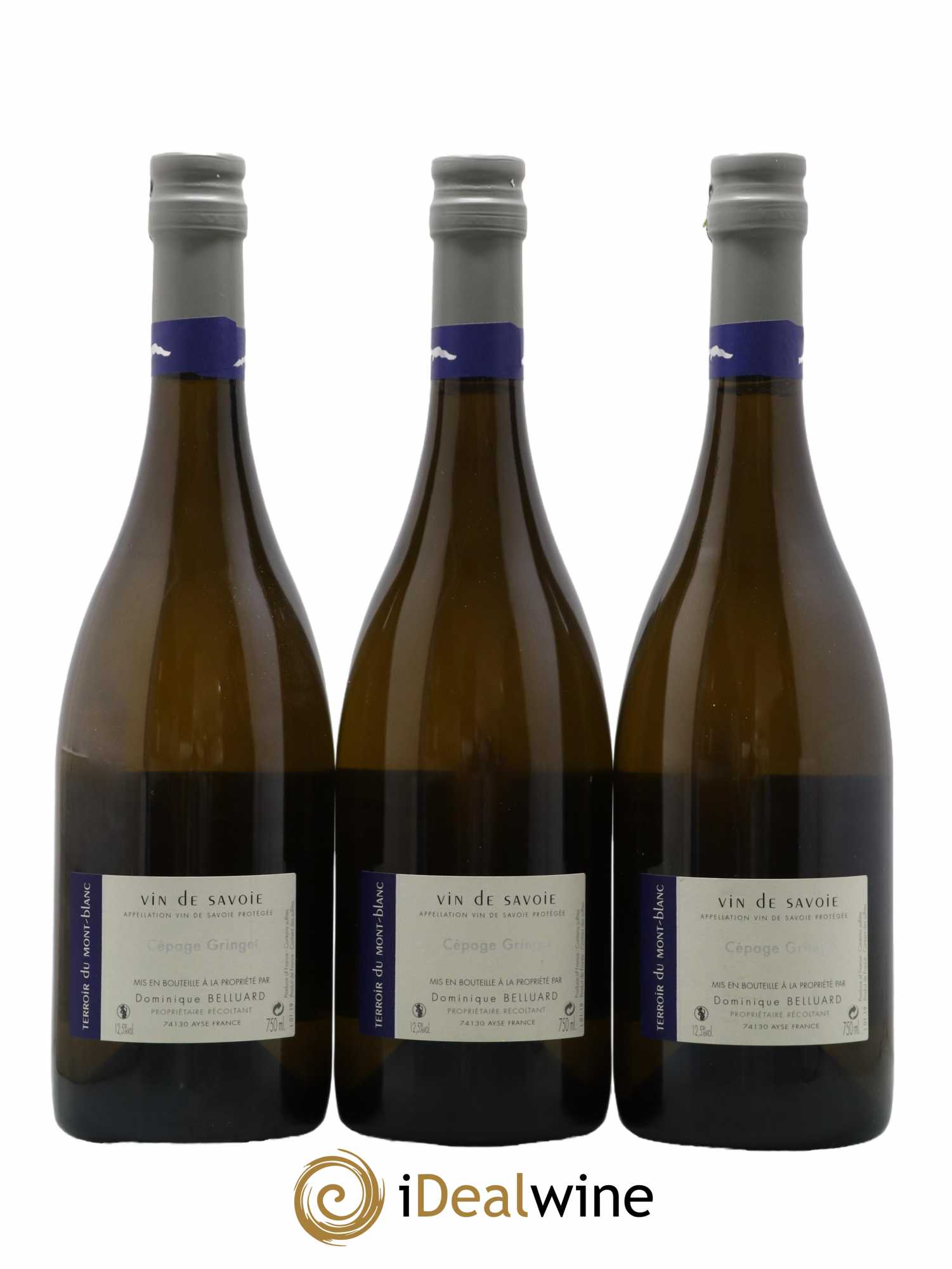 Vin de Savoie Les Alpes Domaine Belluard 2019 - Lot de 3 bouteilles - 1