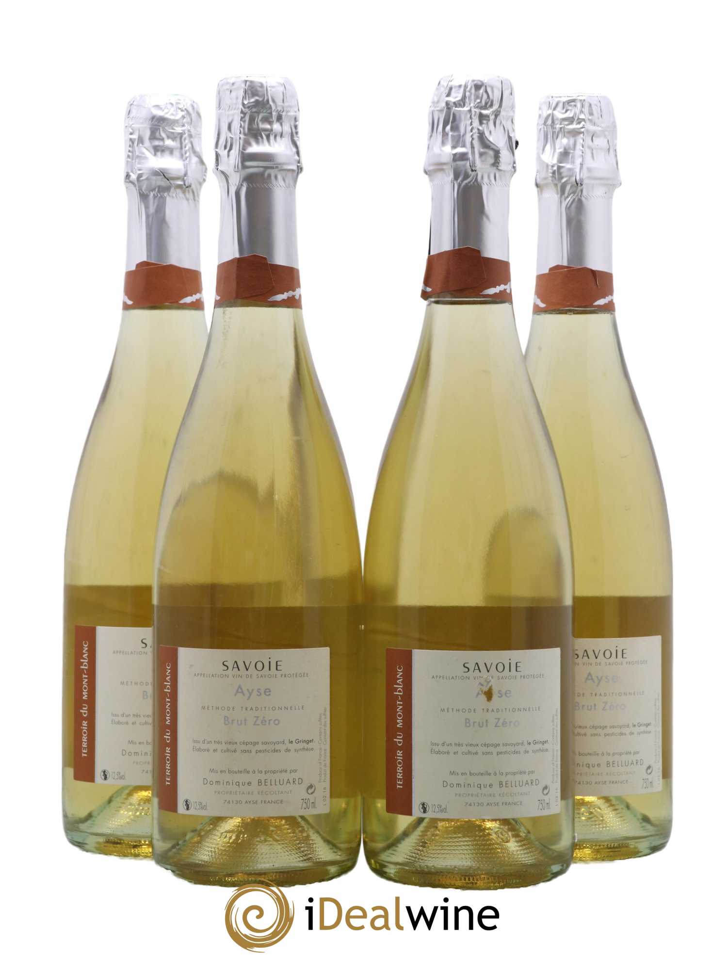 Vin de Savoie Ayse - Mont Blanc Domaine Belluard 2016 - Lot of 4 bottles - 1