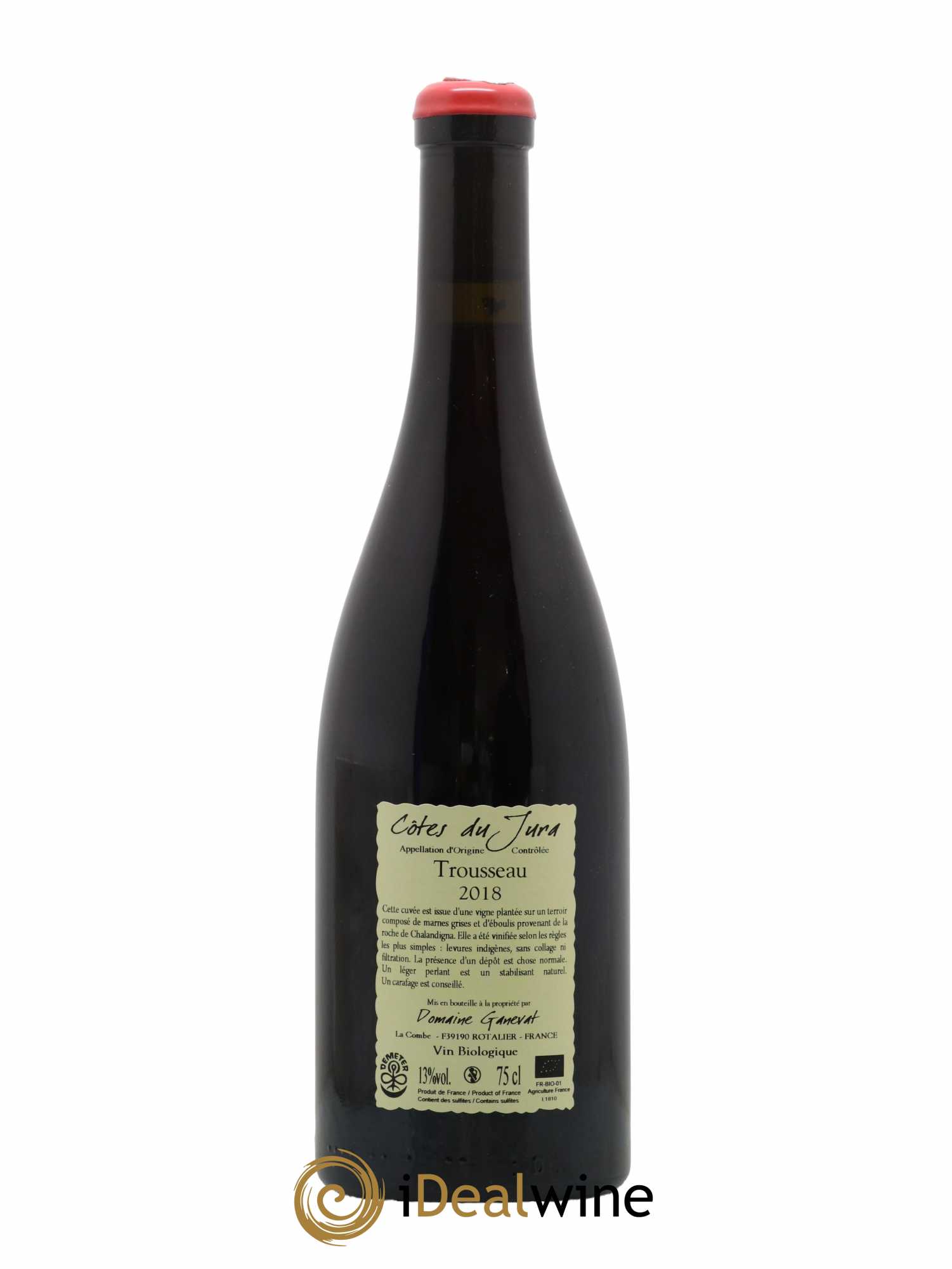 Côtes du Jura Plein Sud Jean-François Ganevat (Domaine) 2018 - Lot of 1 bottle - 1