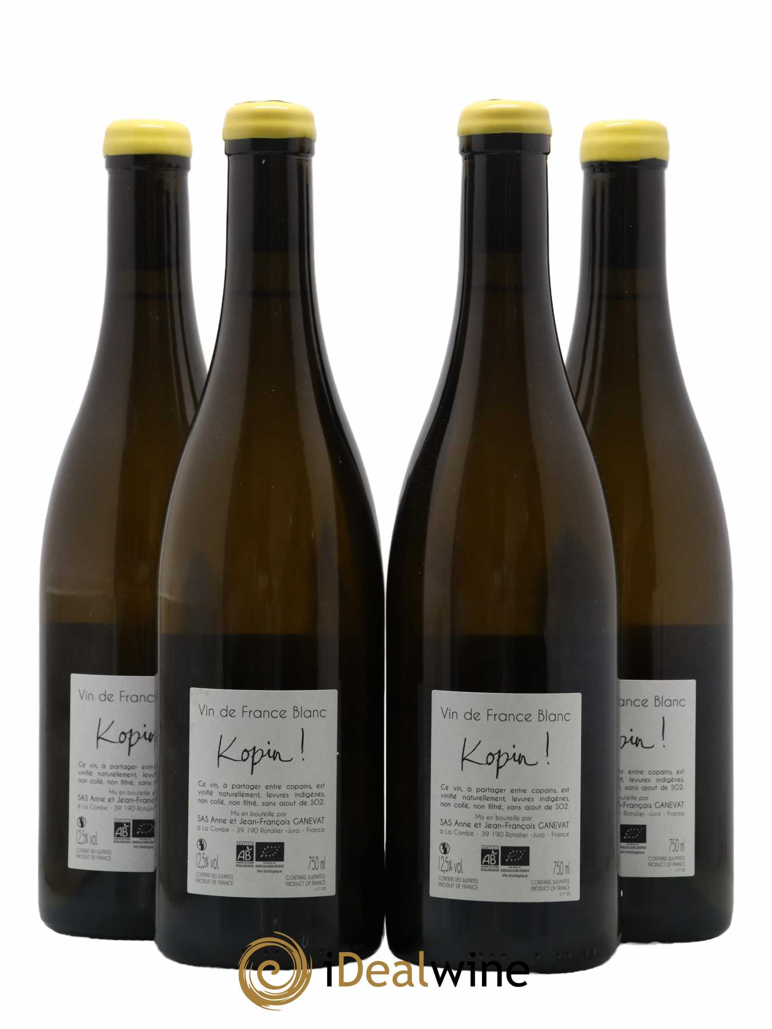Vin de France Kopin Anne et Jean François Ganevat 2017 - Lot de 4 bouteilles - 1