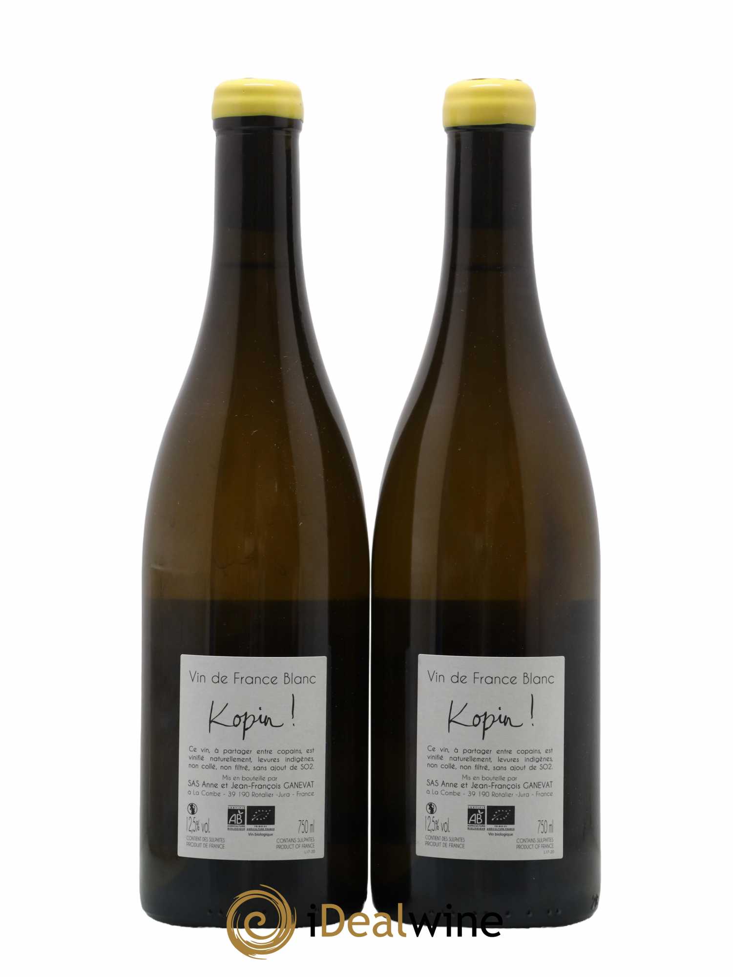 Vin de France Kopin Anne et Jean François Ganevat 2017 - Lot de 2 bouteilles - 1