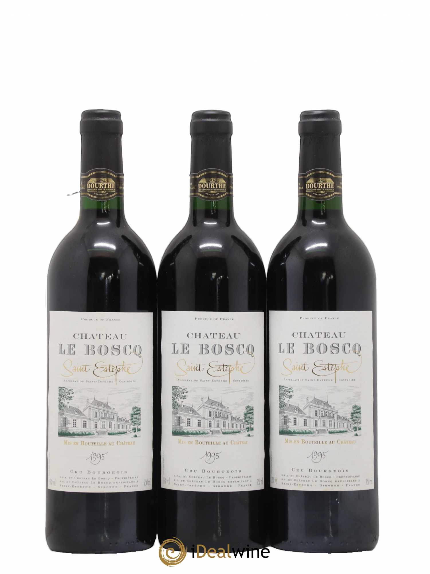 Château le Boscq Cru Bourgeois 1995 - Lot de 6 bouteilles - 1