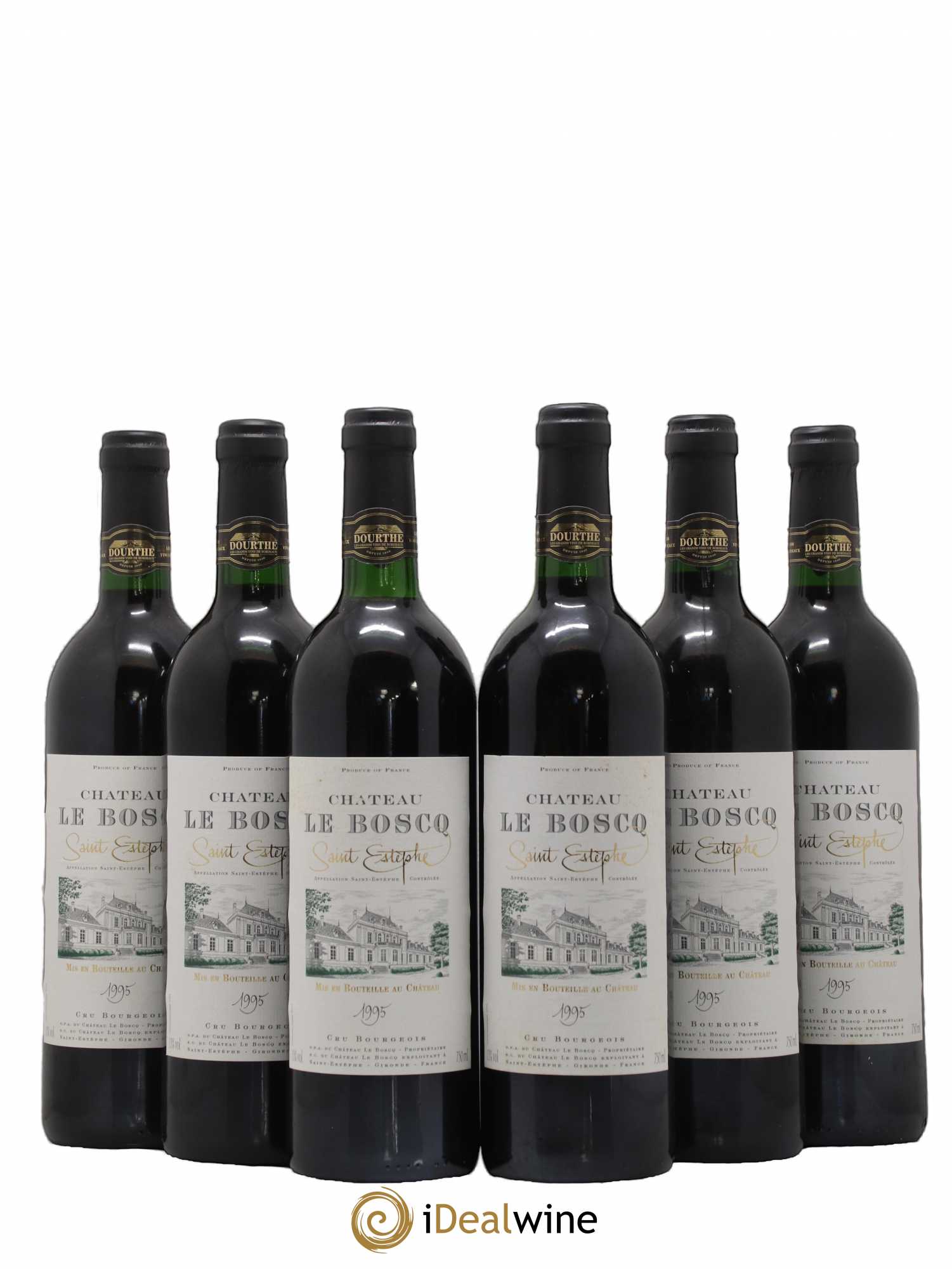 Château le Boscq Cru Bourgeois 1995 - Lot de 6 bouteilles - 0