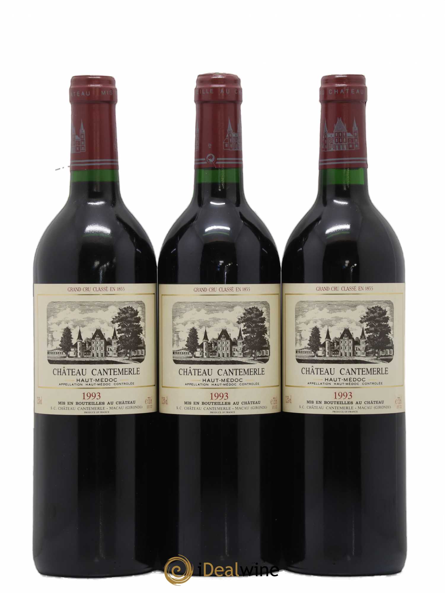 Château Cantemerle 5ème Grand Cru Classé 1993 - Lot de 6 bouteilles - 2