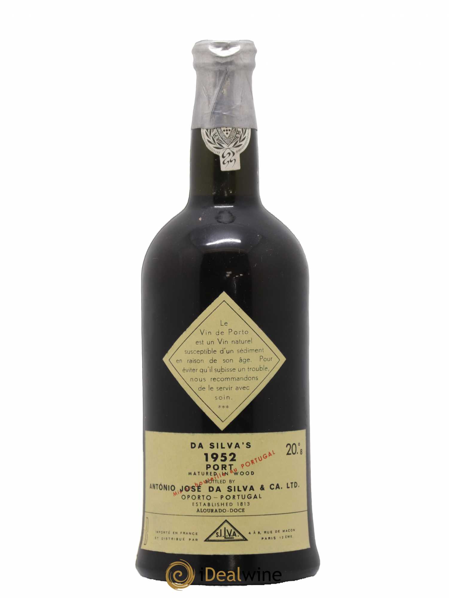 Porto Vintage Antonio José da Silva 1952 - Posten von 1 Flasche - 1