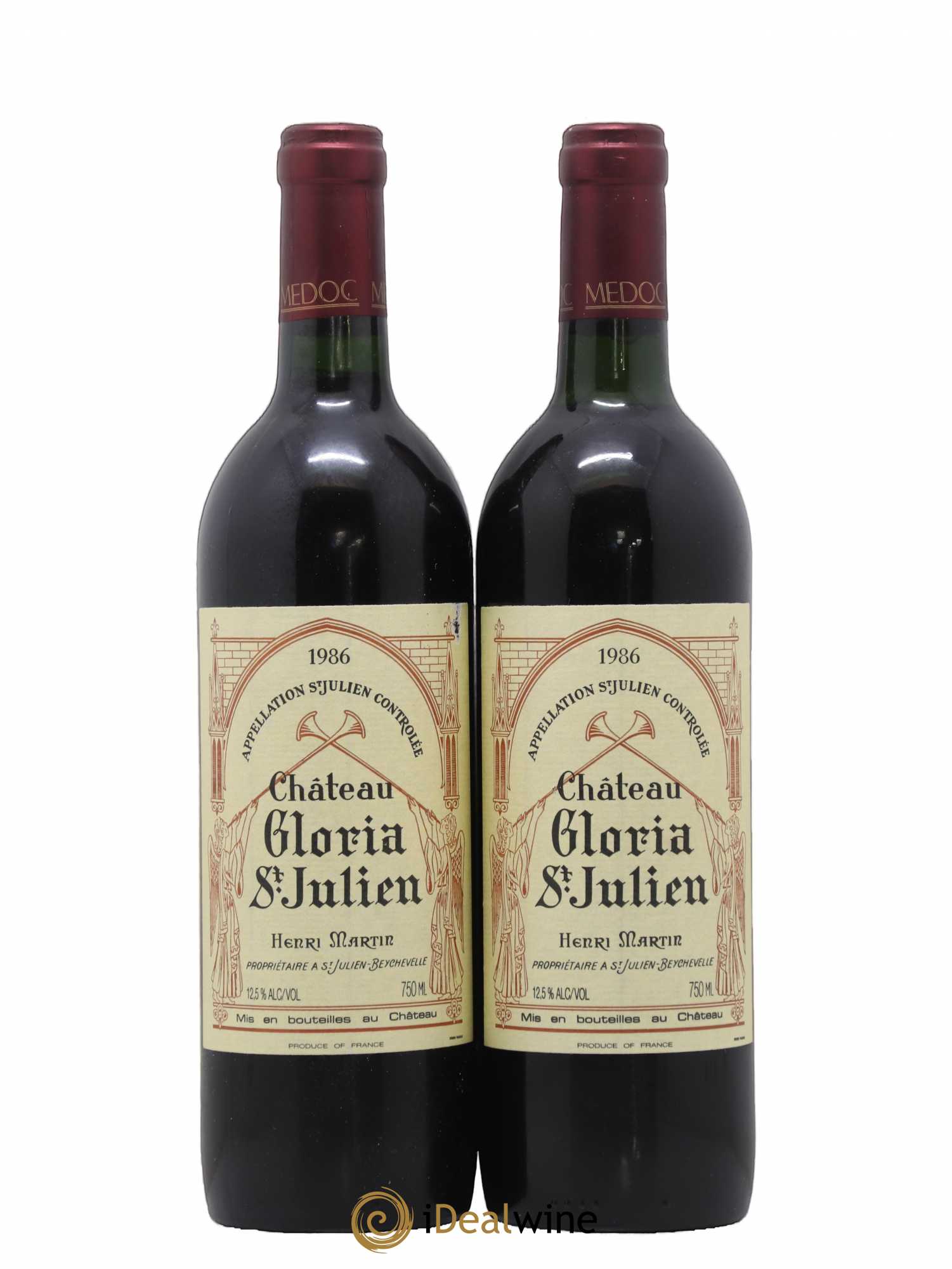 Château Gloria 1986 - Lot de 2 bouteilles - 0