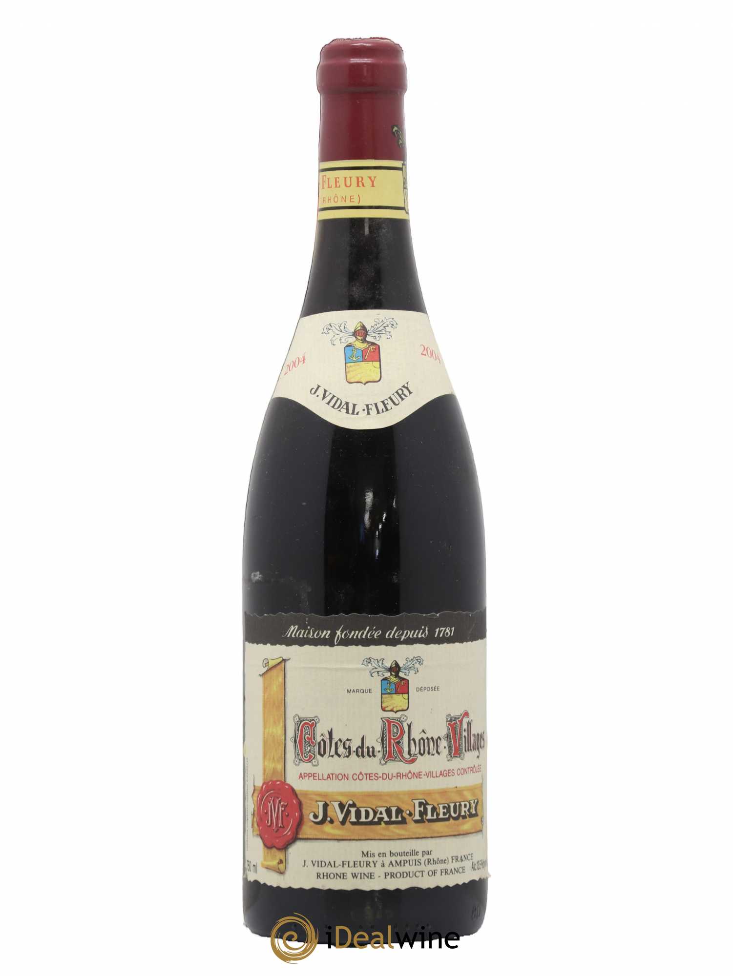 Côtes-du-Rhône Villages Vidal Fleury (sans prix de réserve) 2004 - Posten von 1 Flasche - 0