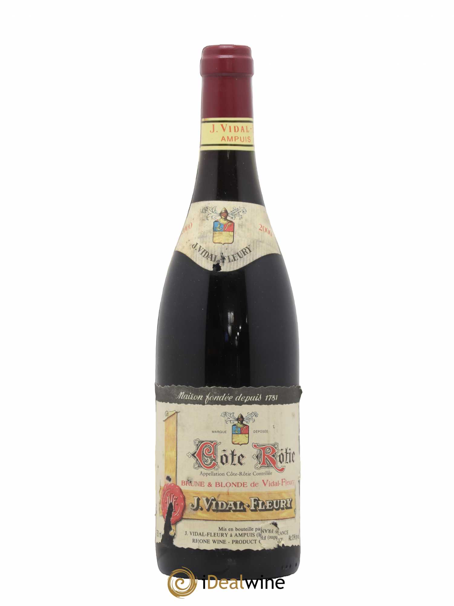 Côte-Rôtie Brune et Blonde Vidal Fleury 2000 - Lot de 1 bouteille - 0