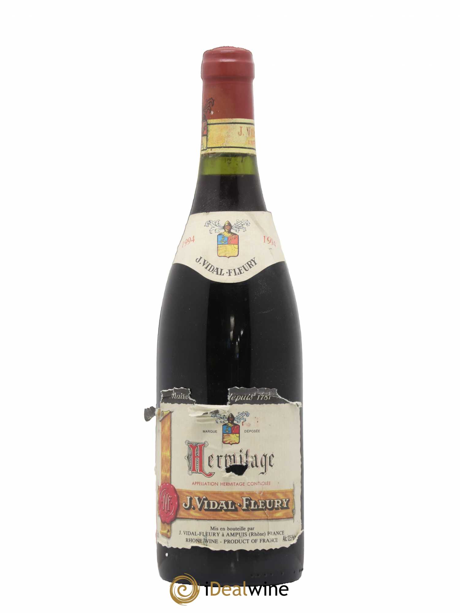 Hermitage Vidal Fleury 1994 - Lot de 1 bouteille - 0