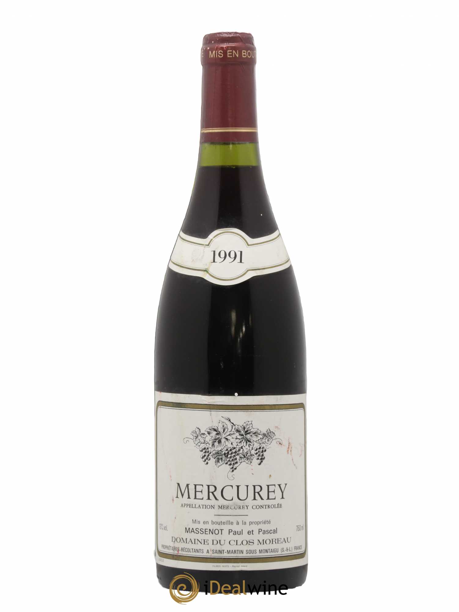 Mercurey Massenot 1991 - Posten von 1 Flasche - 0