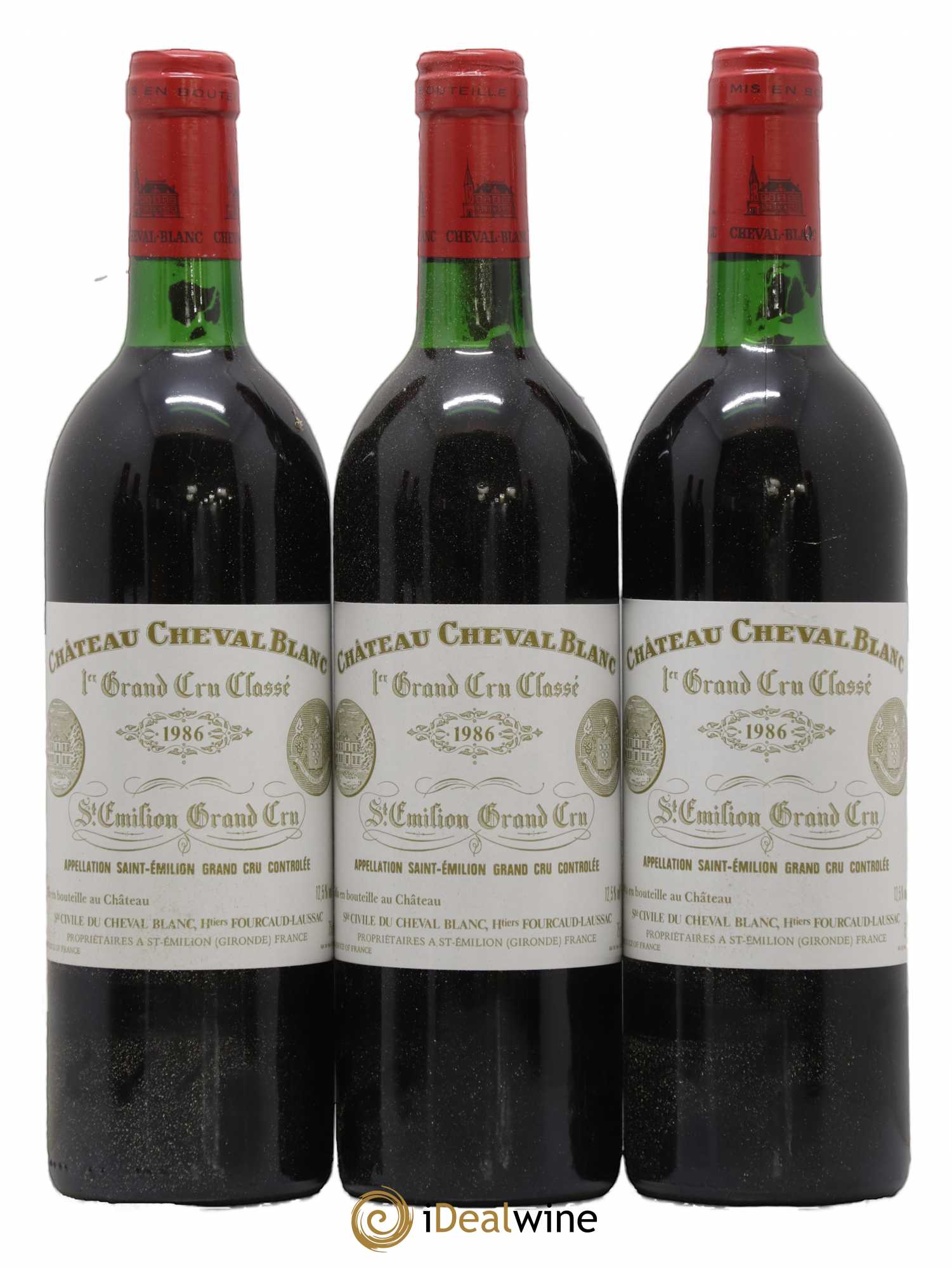 Château Cheval Blanc 1er Grand Cru Classé A 1986 - Lot de 6 bouteilles - 2