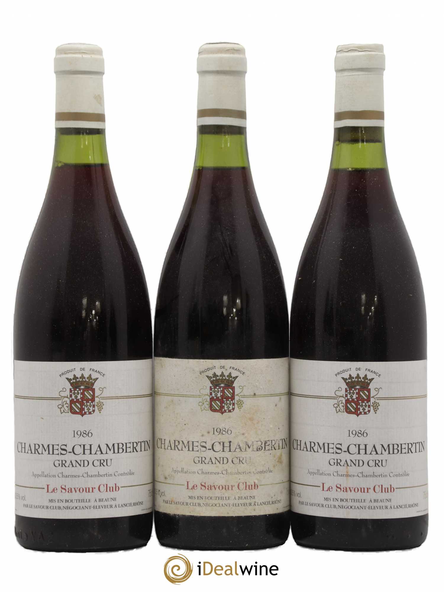 Charmes-Chambertin Grand Cru Savour Club 1986 - Lot de 6 bouteilles - 1