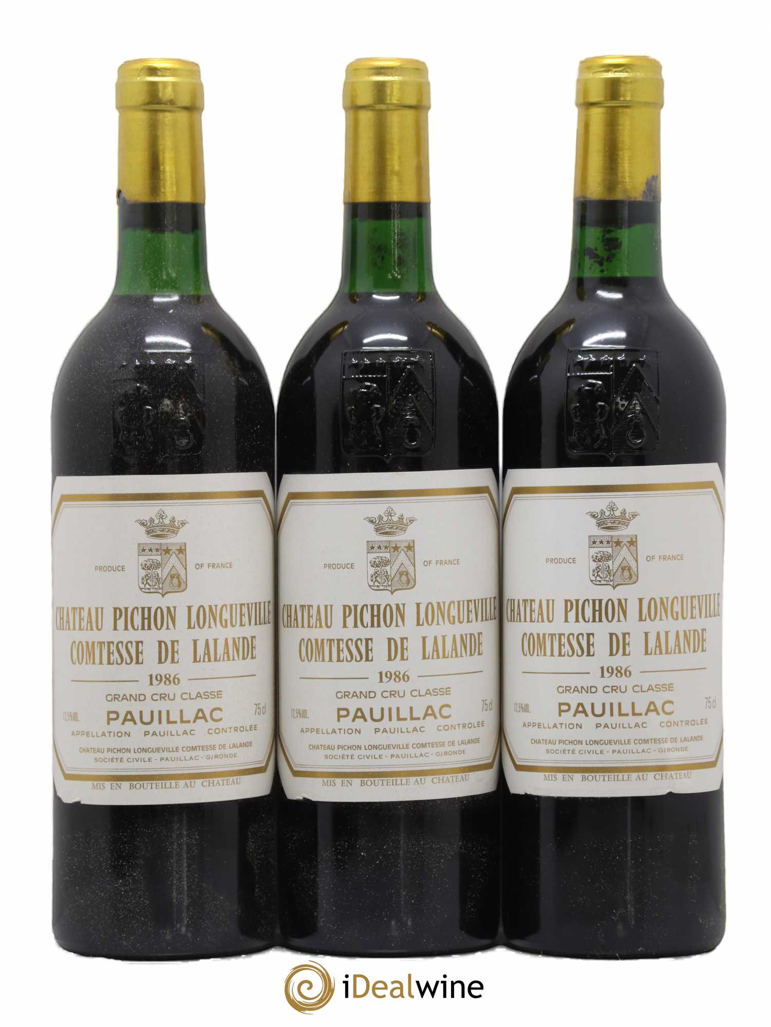 Château Pichon Longueville Comtesse de Lalande 2ème Grand Cru Classé 1986 - Lot de 6 bouteilles - 1