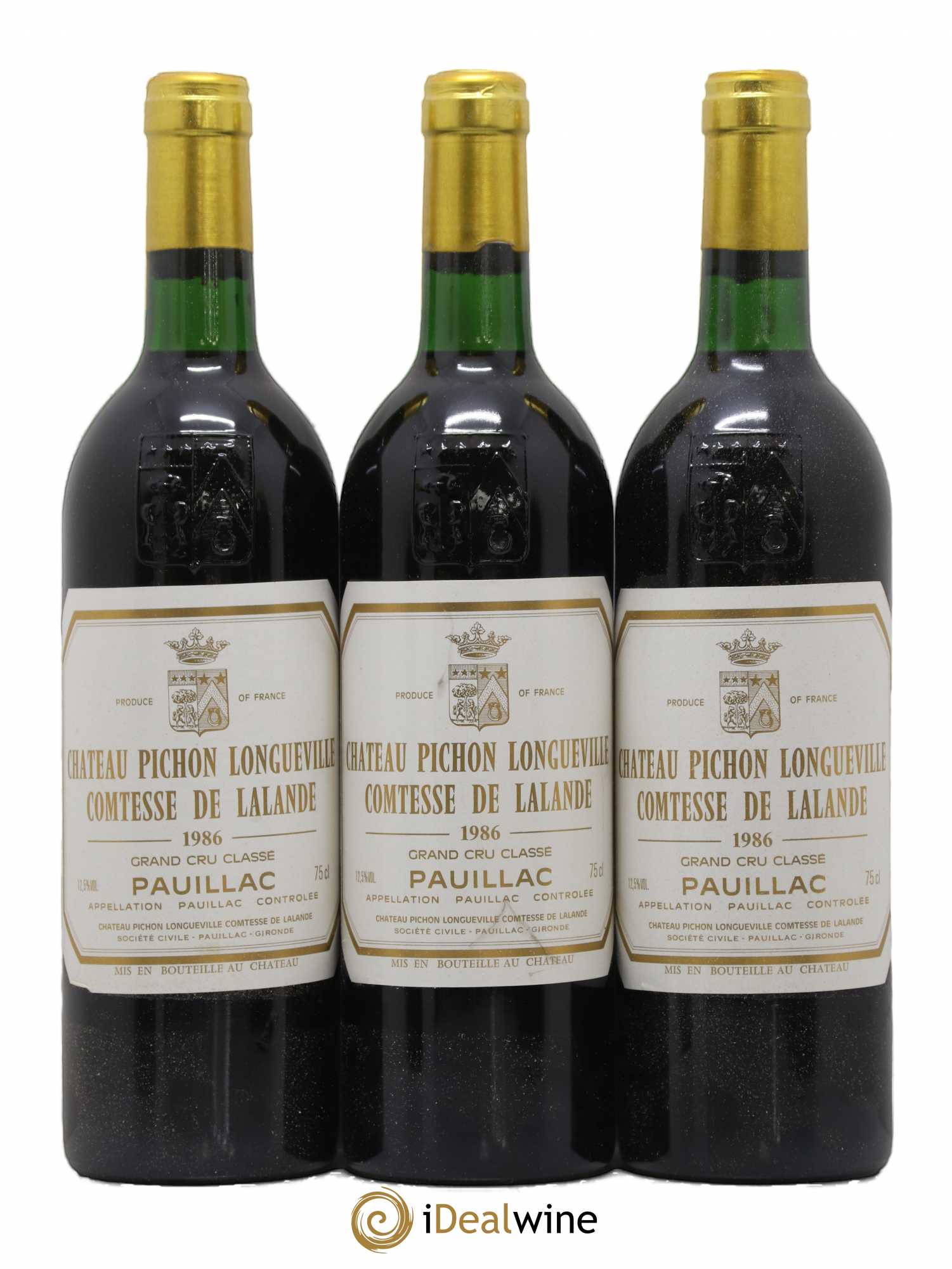 Château Pichon Longueville Comtesse de Lalande 2ème Grand Cru Classé 1986 - Lot de 6 bouteilles - 2