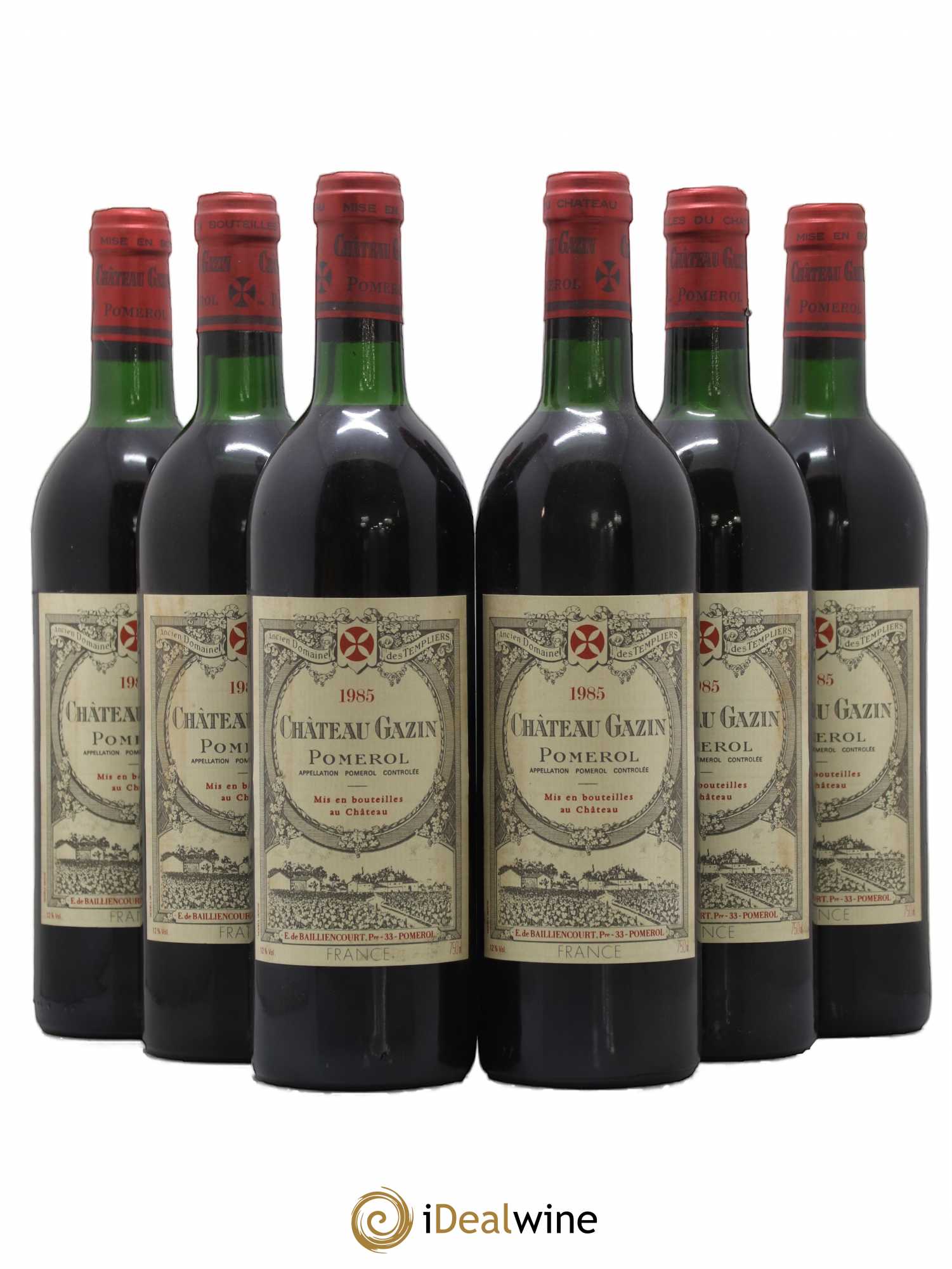 Château Gazin 1985 - Lot de 6 bouteilles - 0