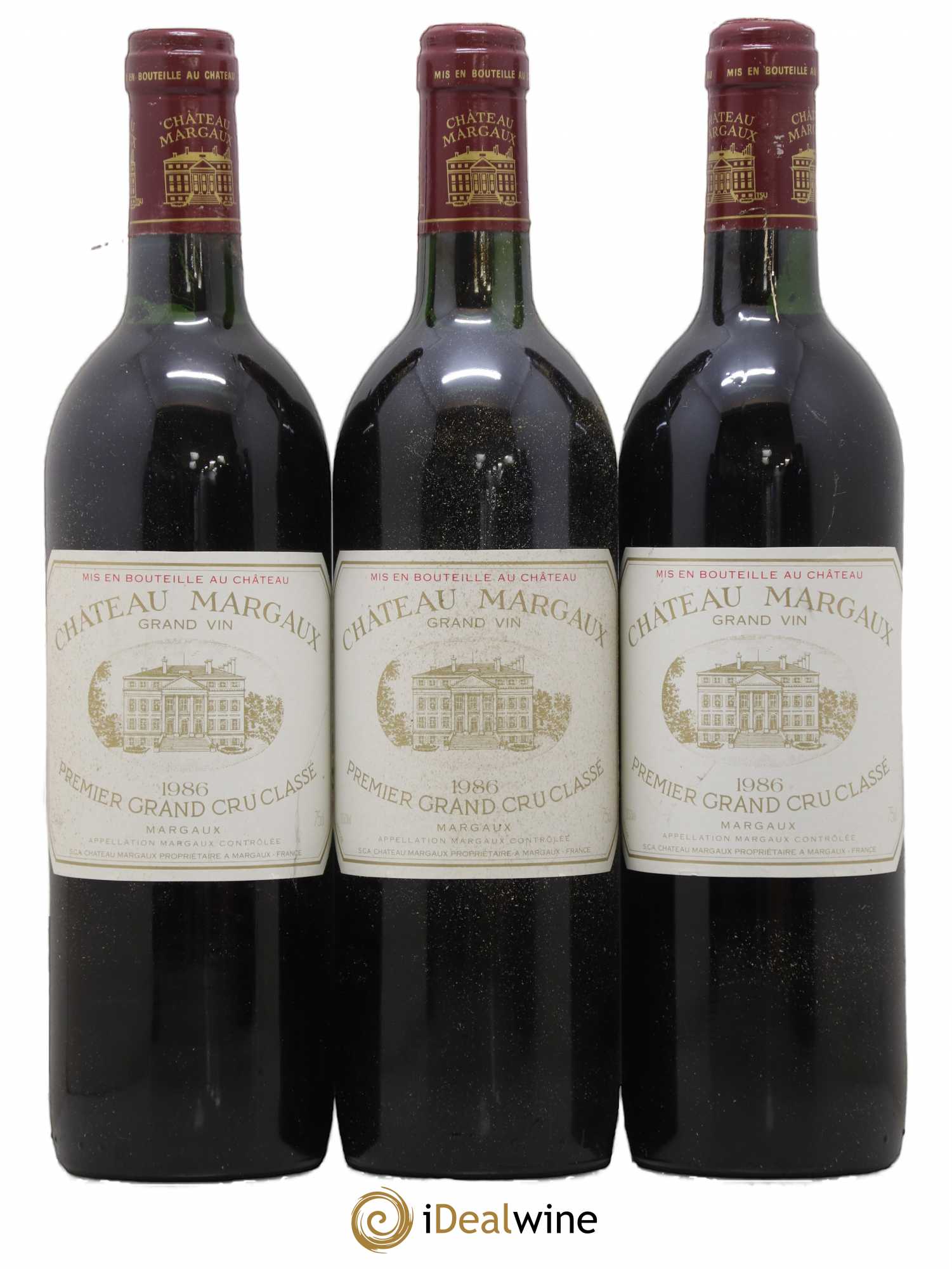 Château Margaux 1er Grand Cru Classé 1986 - Lot de 6 bouteilles - 1