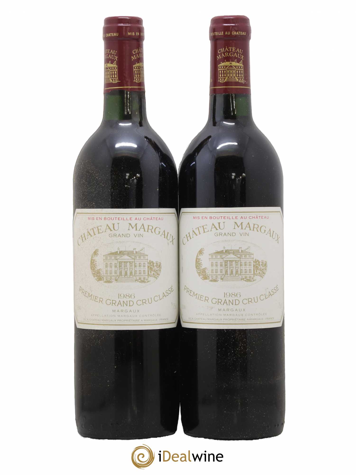 Château Margaux 1er Grand Cru Classé 1986 - Lot de 2 bouteilles - 0