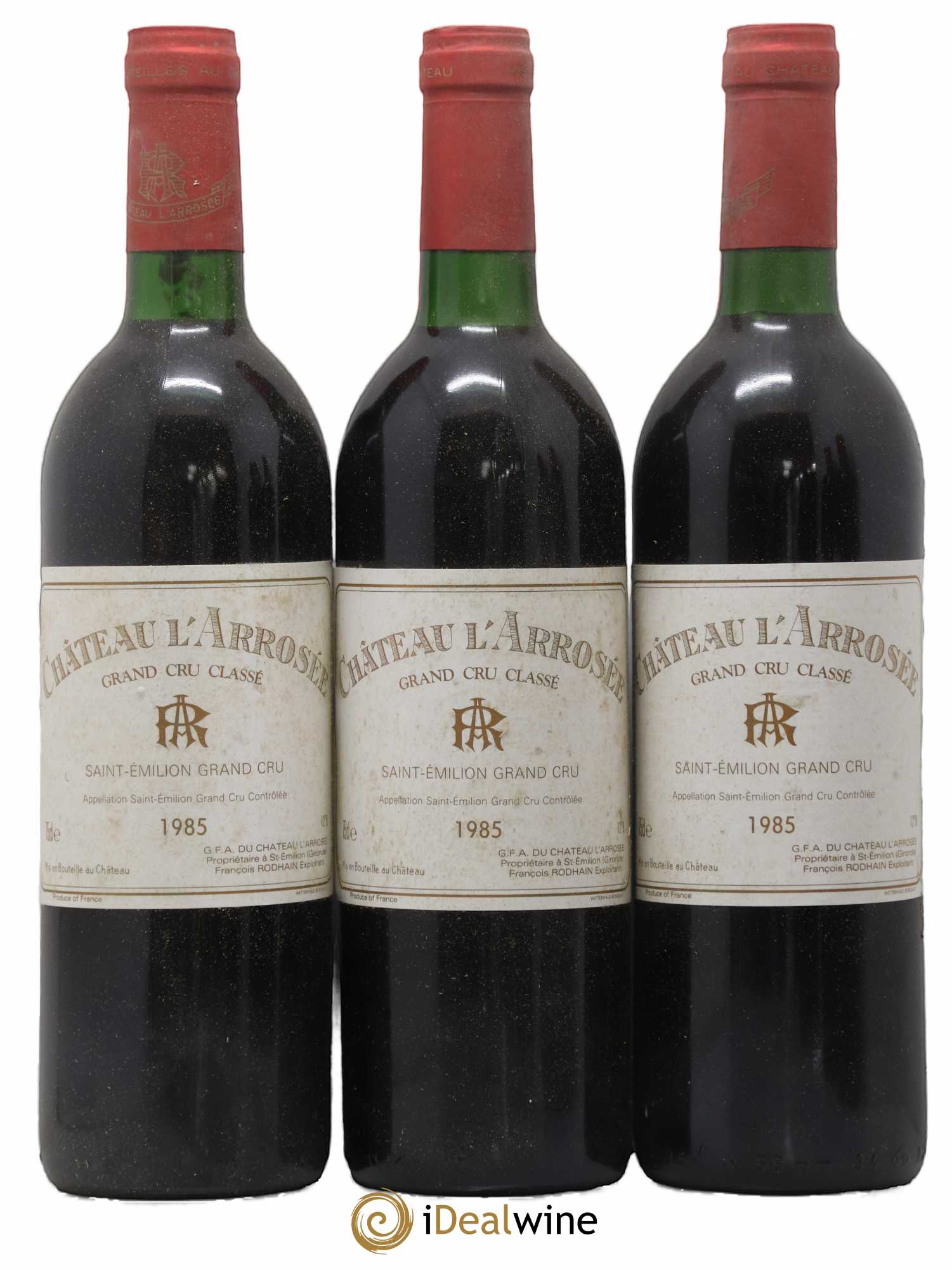 Château l' Arrosée Grand Cru Classé 1985 - Lot de 6 bouteilles - 2