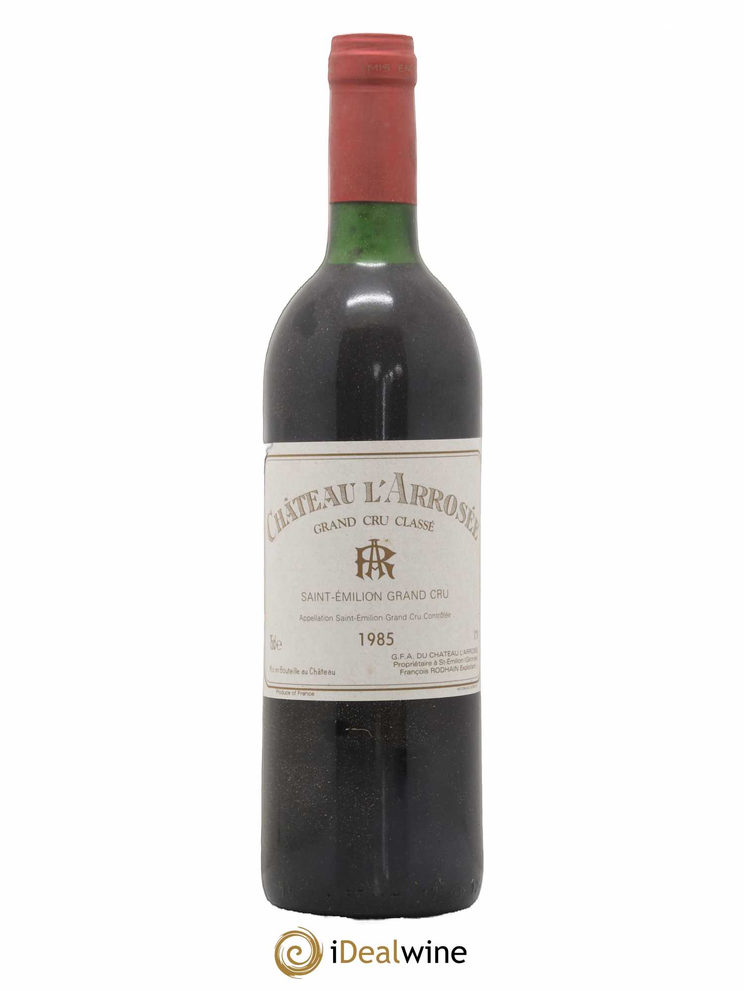 Château l' Arrosée Grand Cru Classé 1985 - Lot de 1 bouteille - 0
