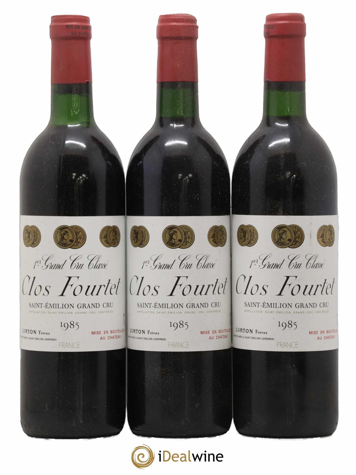 Clos Fourtet 1er Grand Cru Classé B 1985 - Lot de 6 bouteilles - 1