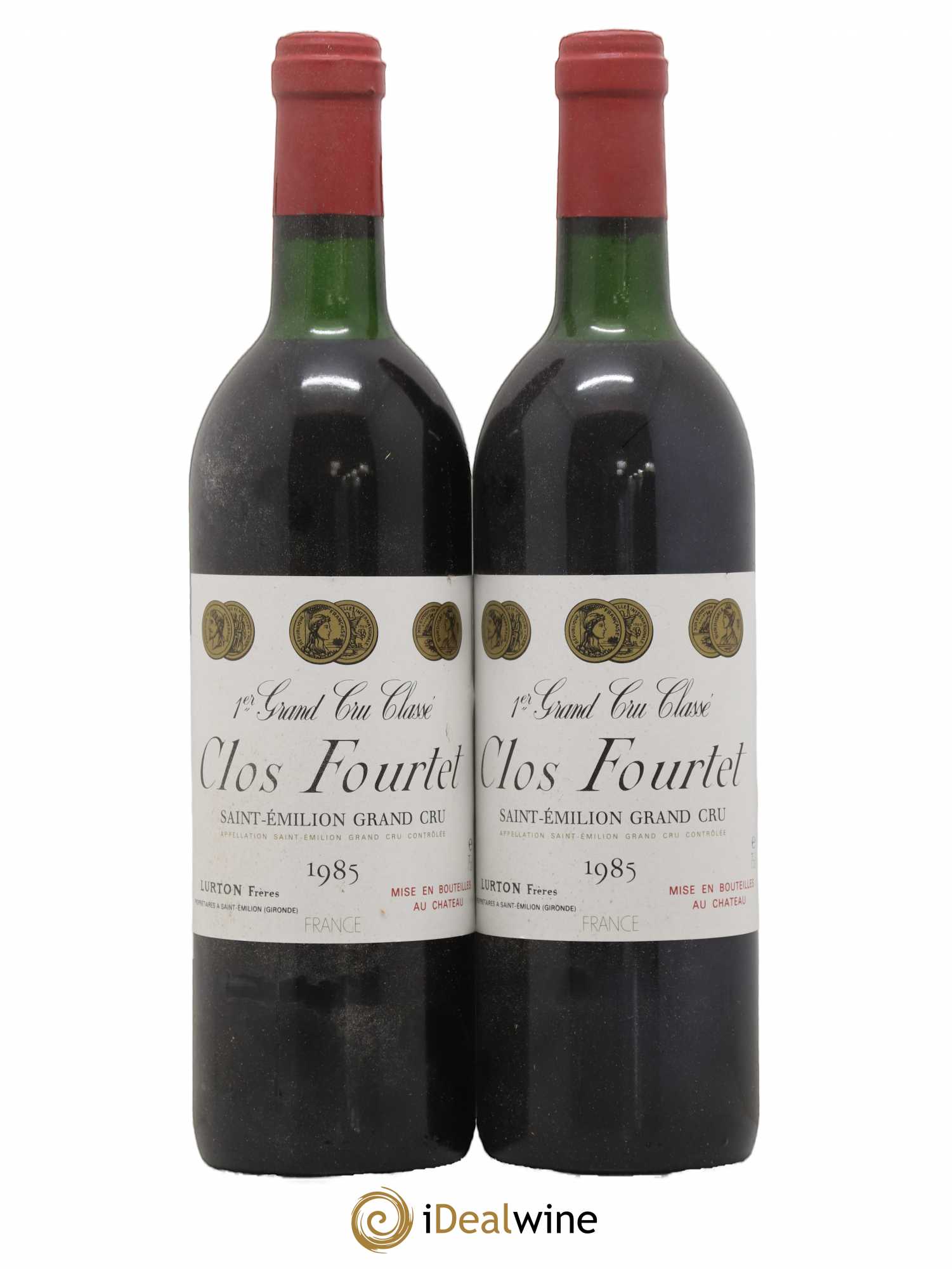Clos Fourtet 1er Grand Cru Classé B 1985 - Lot de 2 bouteilles - 0