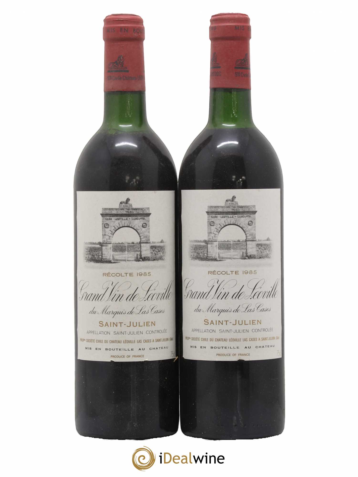 Château Léoville Las Cases 2ème Grand Cru Classé 1985 - Lot de 2 bouteilles - 0