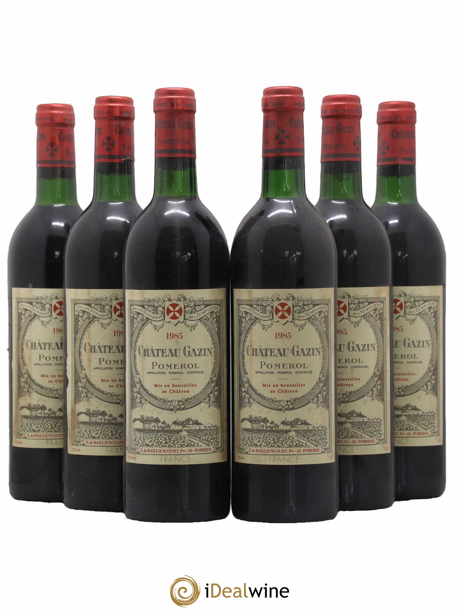 Château Gazin 1985 - Lot de 6 bouteilles - 0