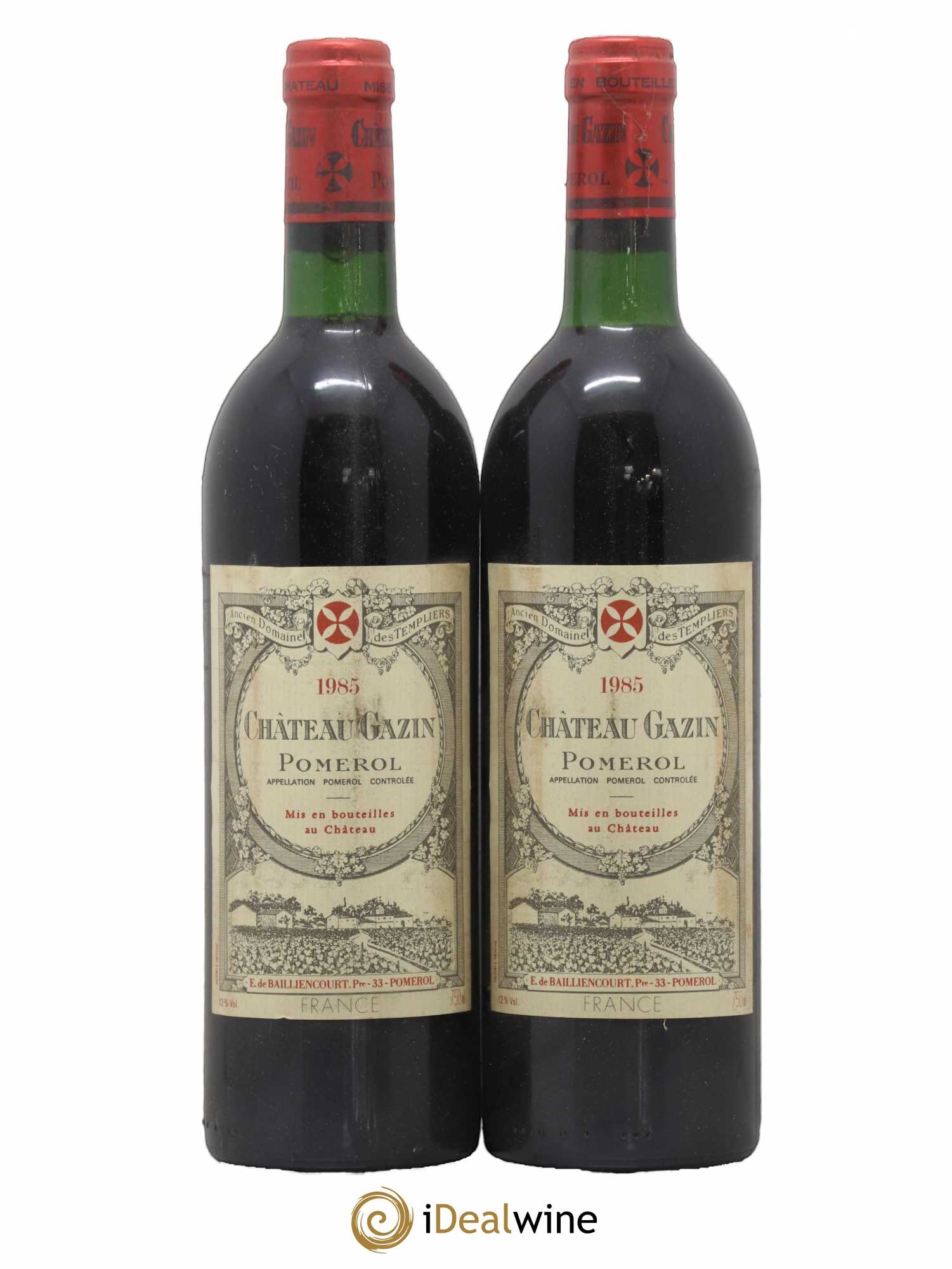 Château Gazin 1985 - Lot de 2 bouteilles - 0