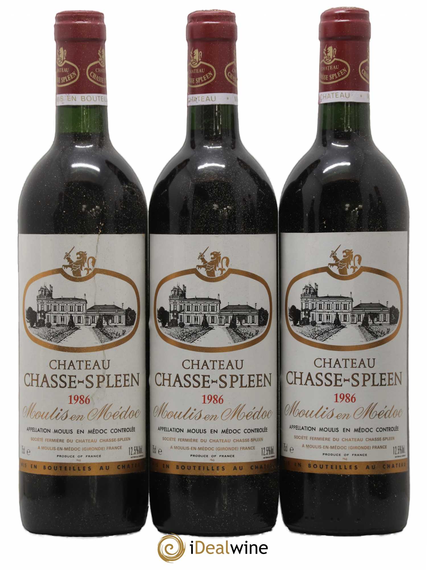 Château Chasse Spleen 1986 - Lot de 6 bouteilles - 2