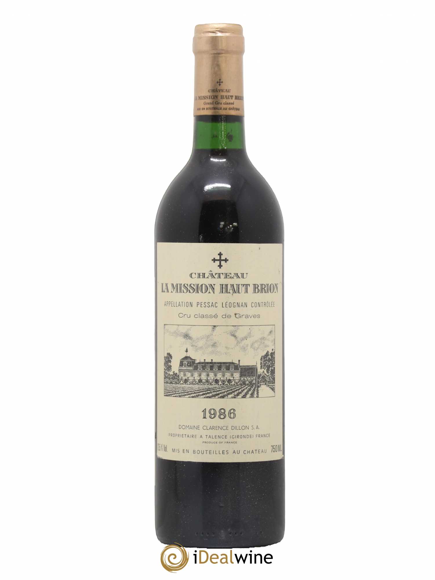 Château la Mission Haut-Brion Cru Classé de Graves 1986 - Posten von 1 Flasche - 0