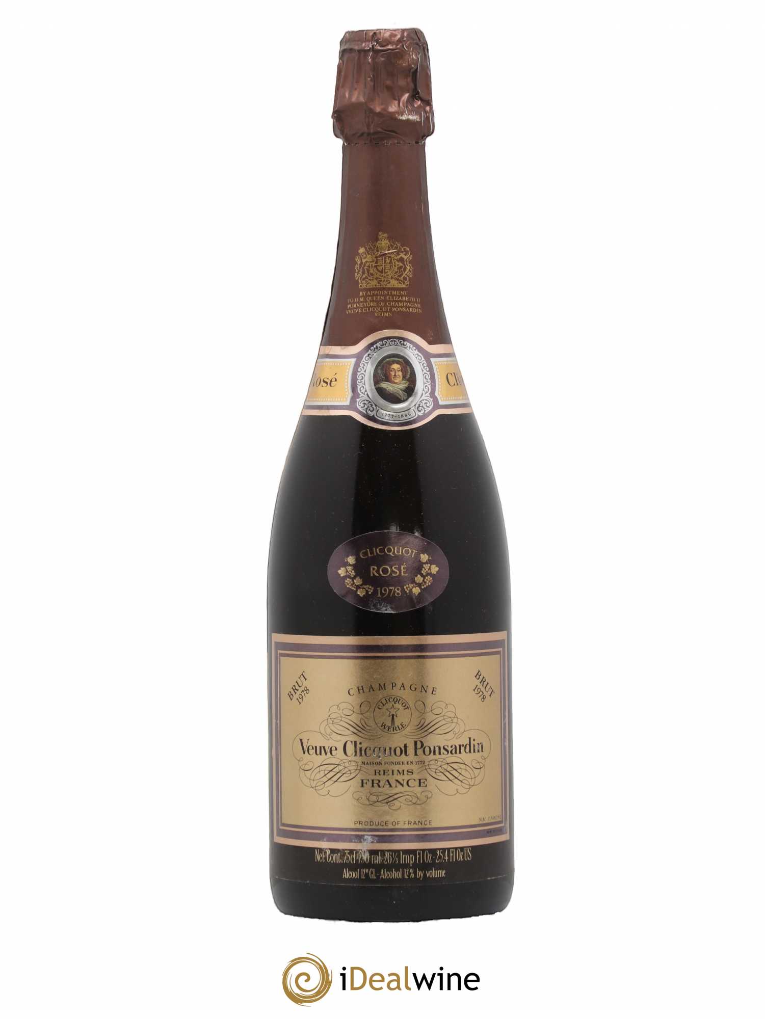 Vintage Rosé Veuve Clicquot 1978 - Lot de 1 bouteille - 0