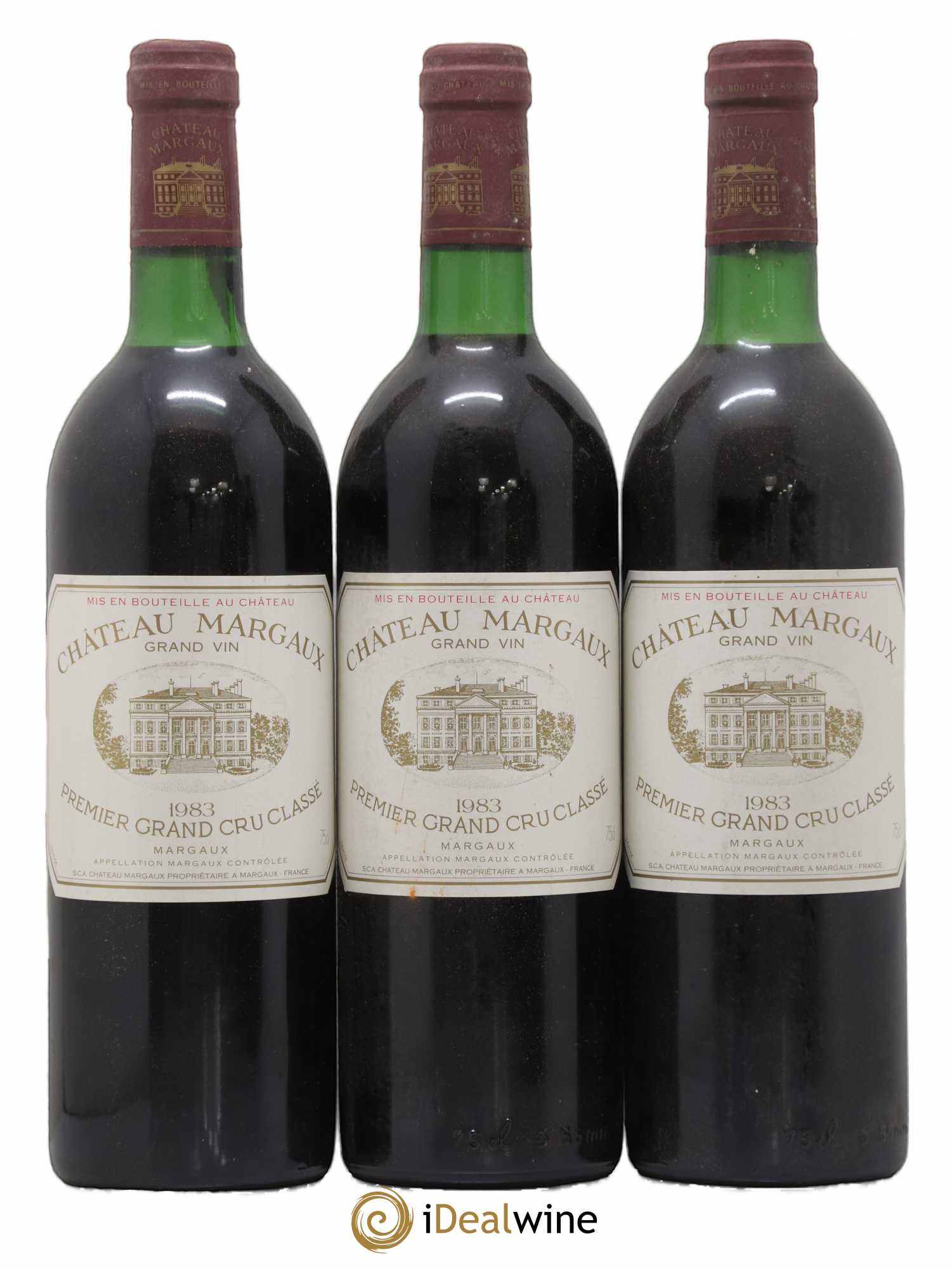 Château Margaux 1er Grand Cru Classé 1983 - Lot de 6 bouteilles - 1