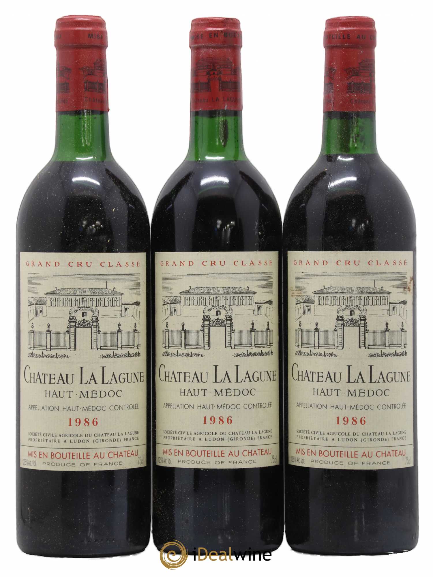 Château la Lagune 3ème Grand Cru Classé 1986 - Lotto di 6 bottiglie - 1