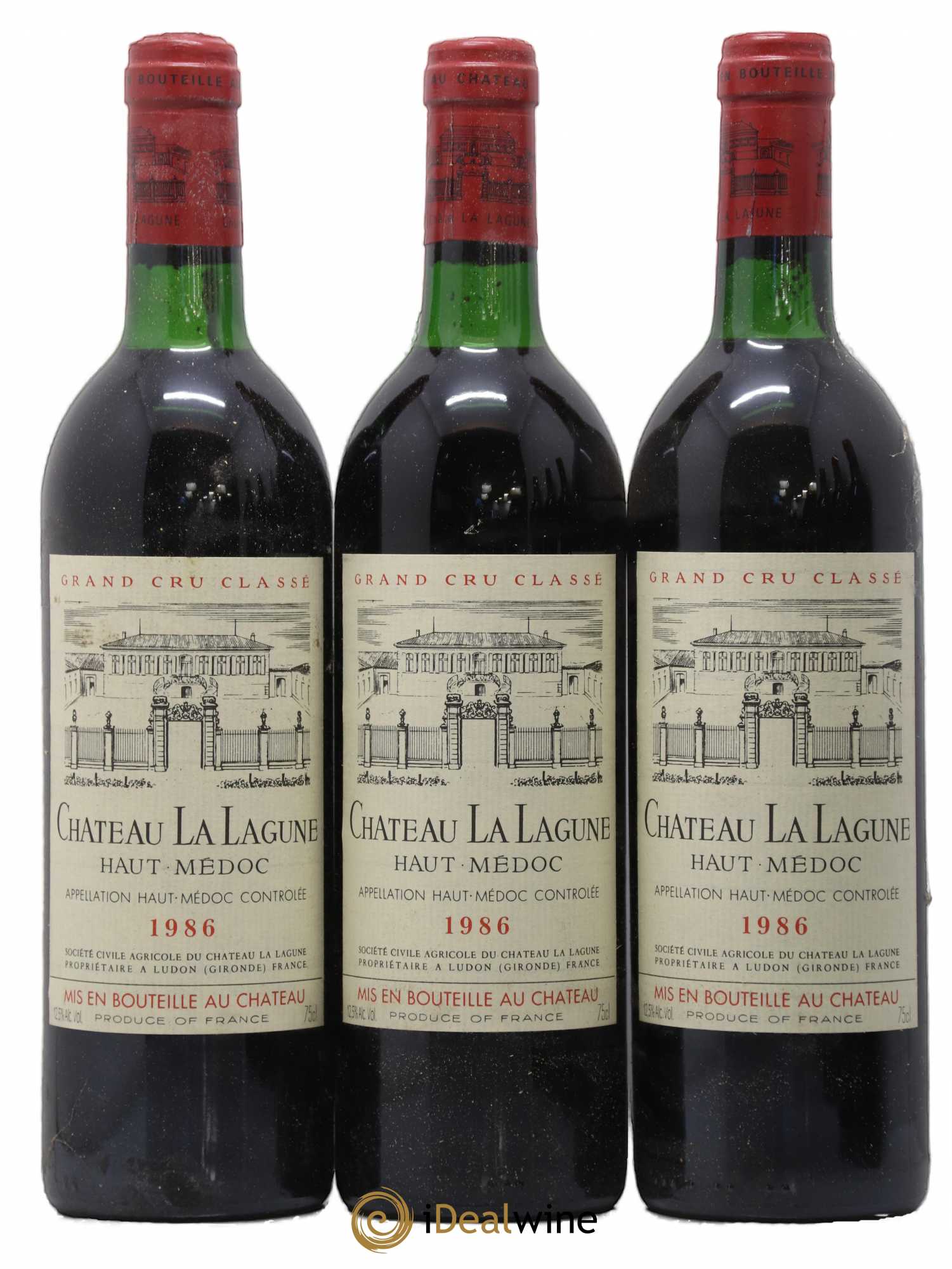 Château la Lagune 3ème Grand Cru Classé 1986 - Lotto di 6 bottiglie - 2
