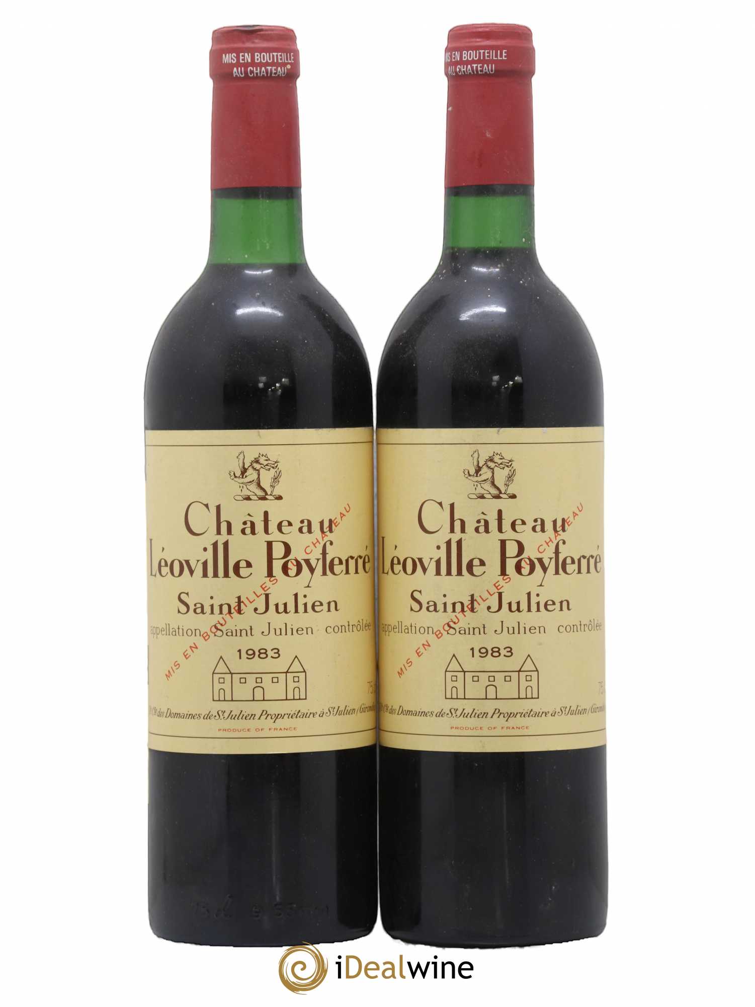 Château Léoville Poyferré 2ème Grand Cru Classé 1983 - Lot de 2 bouteilles - 0