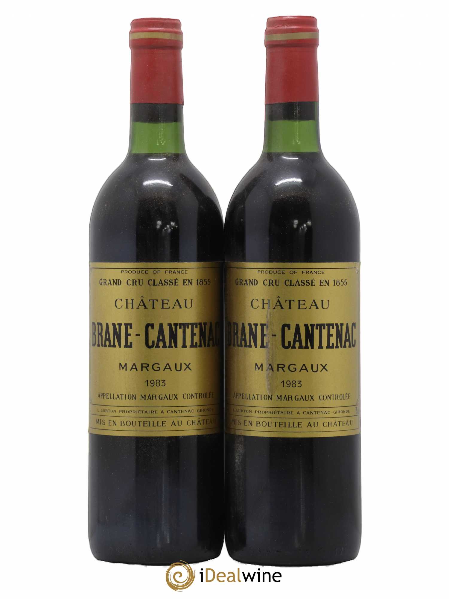 Château Brane Cantenac 2ème Grand Cru Classé 1983 - Lot de 2 bouteilles - 0