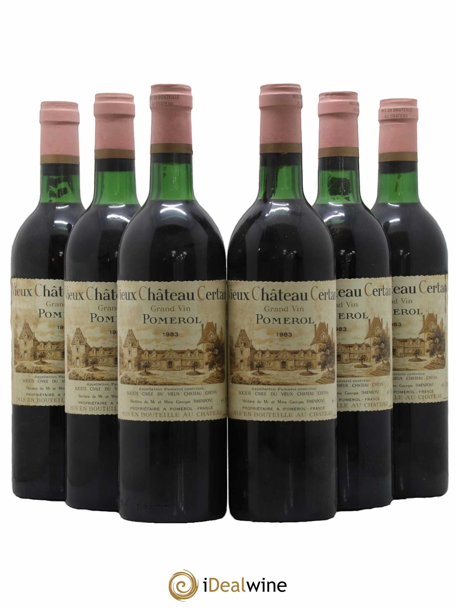 Vieux Château Certan 1983 - Lot de 6 bouteilles - 0
