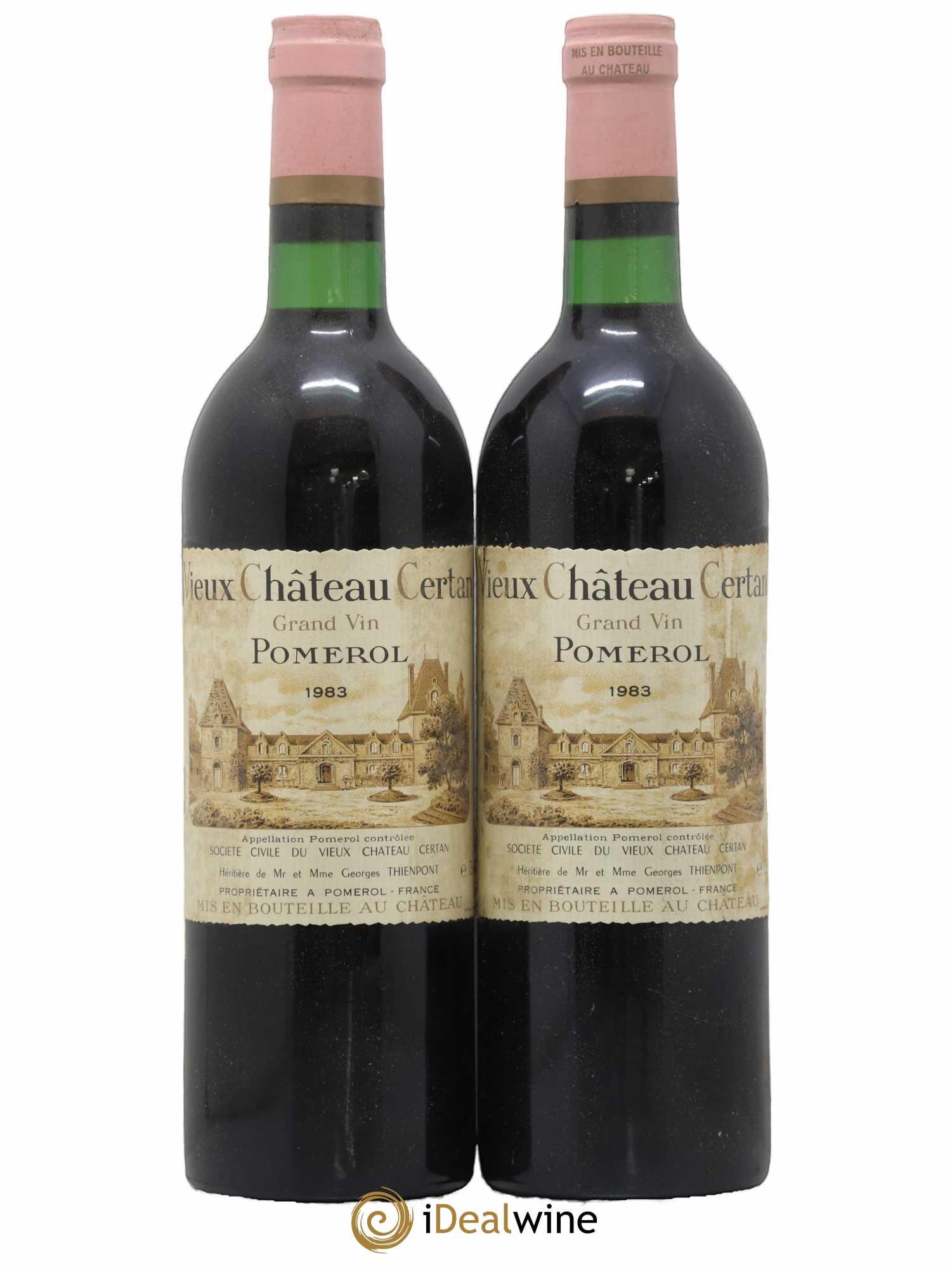 Vieux Château Certan 1983 - Lot de 2 bouteilles - 0