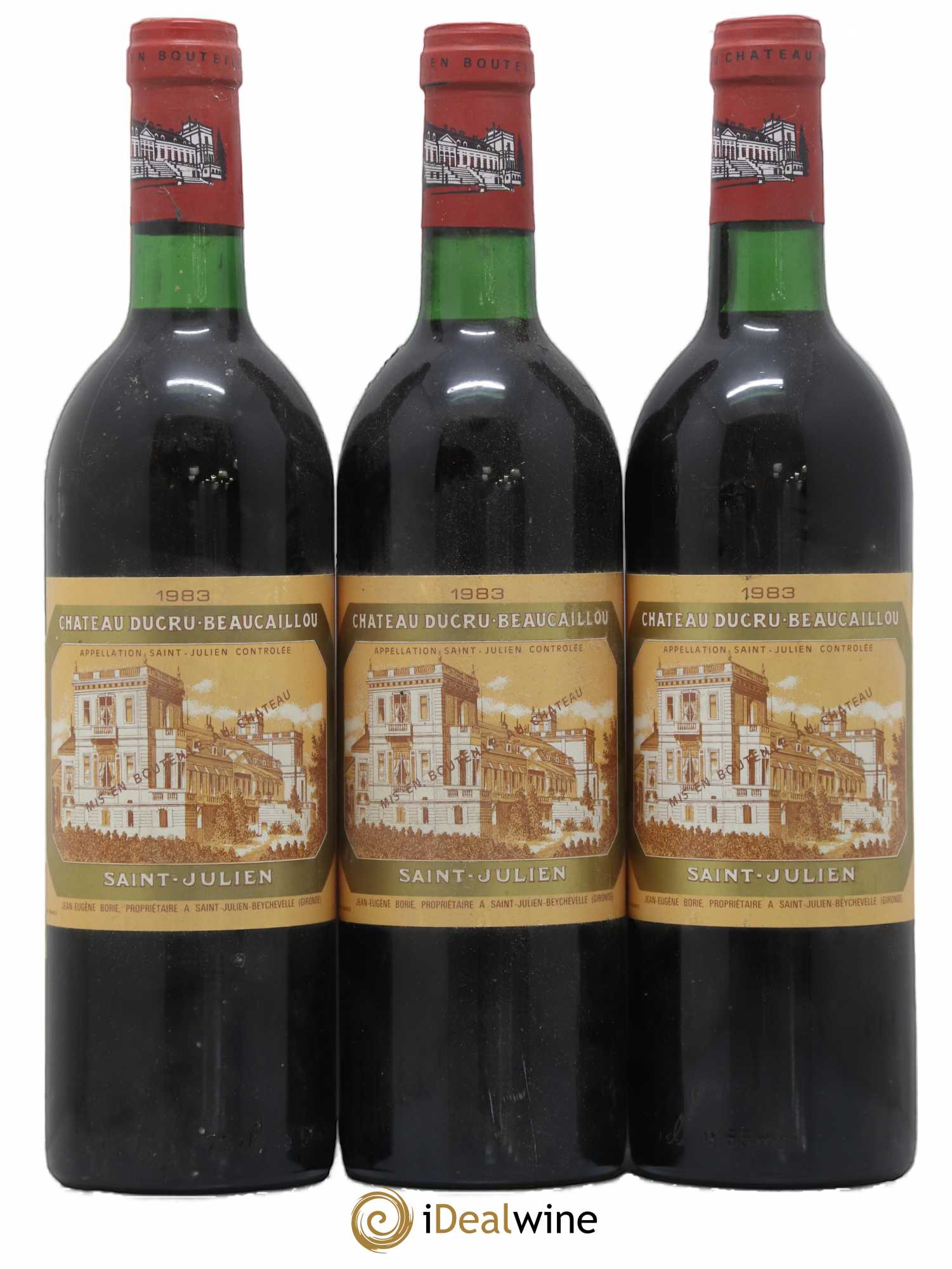 Château Ducru Beaucaillou 2ème Grand Cru Classé 1983 - Lot de 3 bouteilles - 0