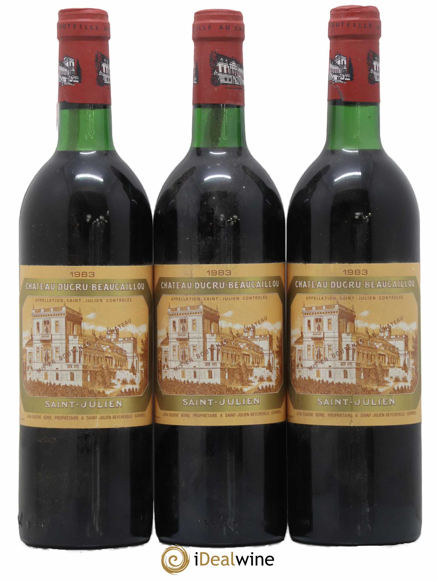 Château Ducru Beaucaillou 2ème Grand Cru Classé 1983 - Lot de 3 bouteilles - 0