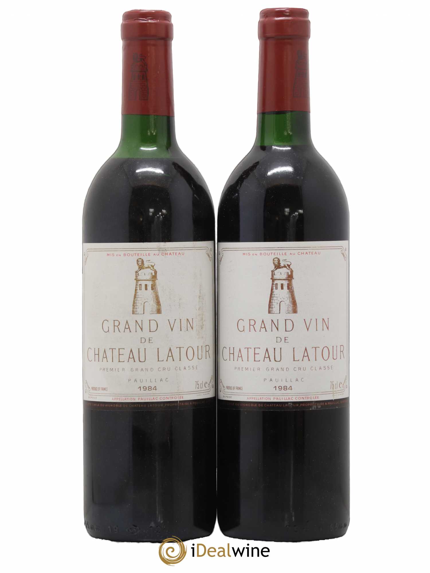 Château Latour 1er Grand Cru Classé 1984 - Lot de 2 bouteilles - 0