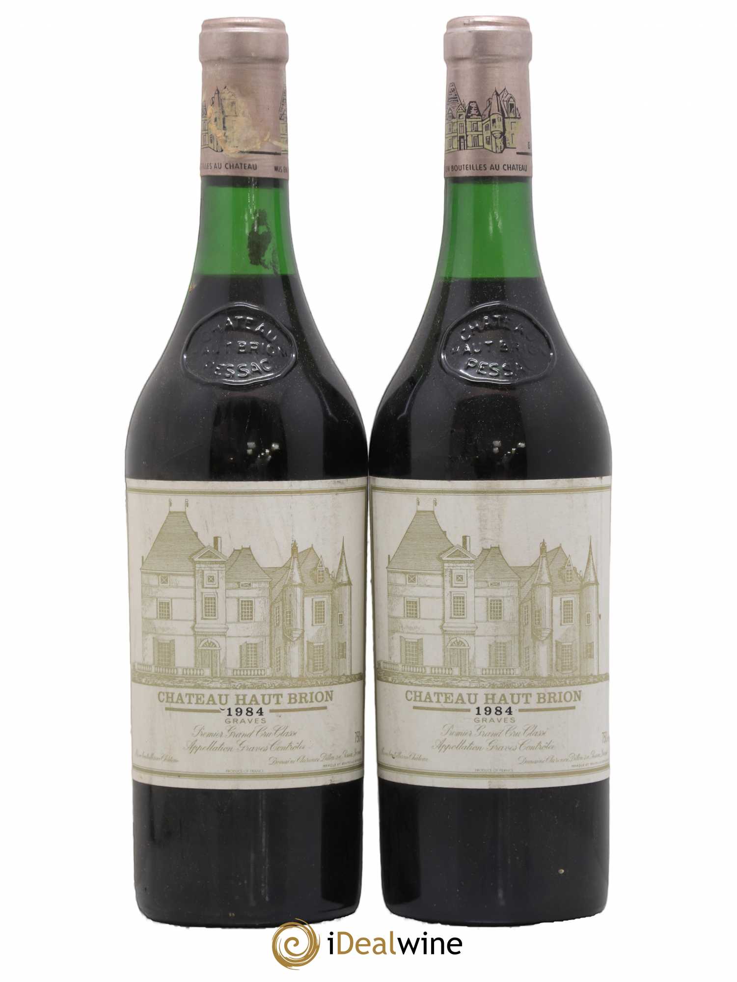 Château Haut Brion 1er Grand Cru Classé 1984 - Lot de 2 bouteilles - 0
