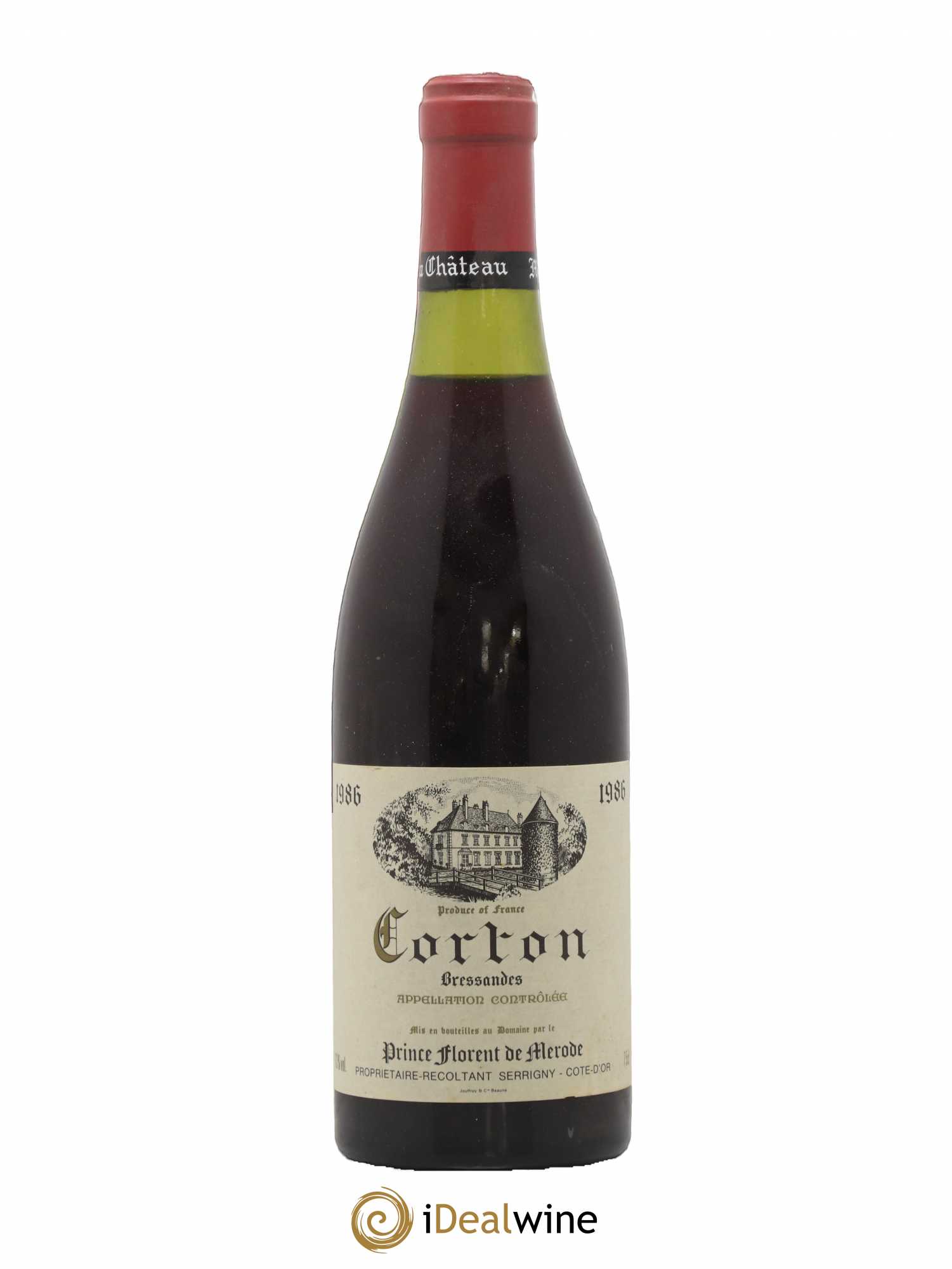 Corton Grand Cru Bressandes Prince Florent de Merode 1986 - Lot de 1 bouteille - 0