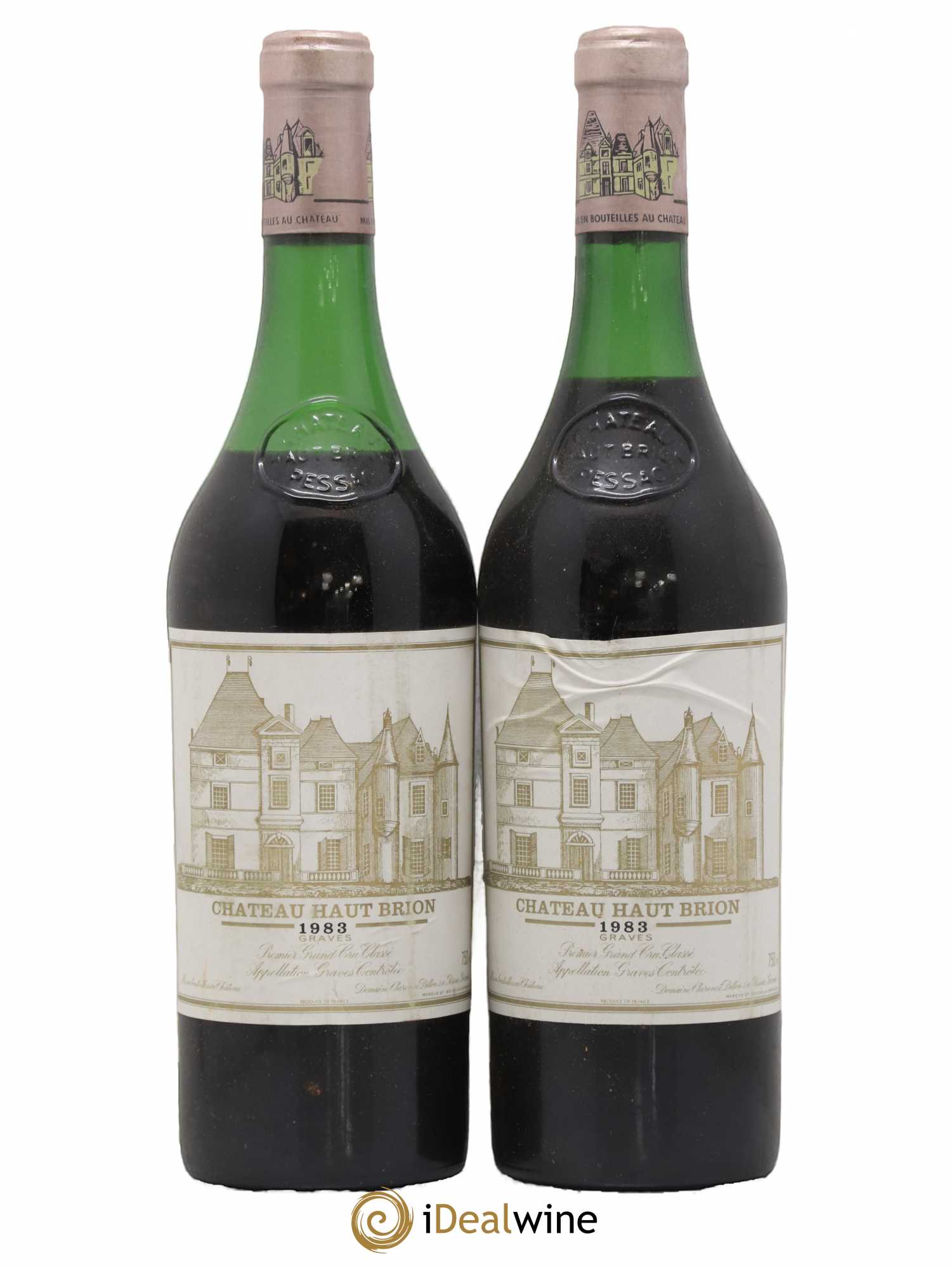 Château Haut Brion 1er Grand Cru Classé 1983 - Lot de 2 bouteilles - 0